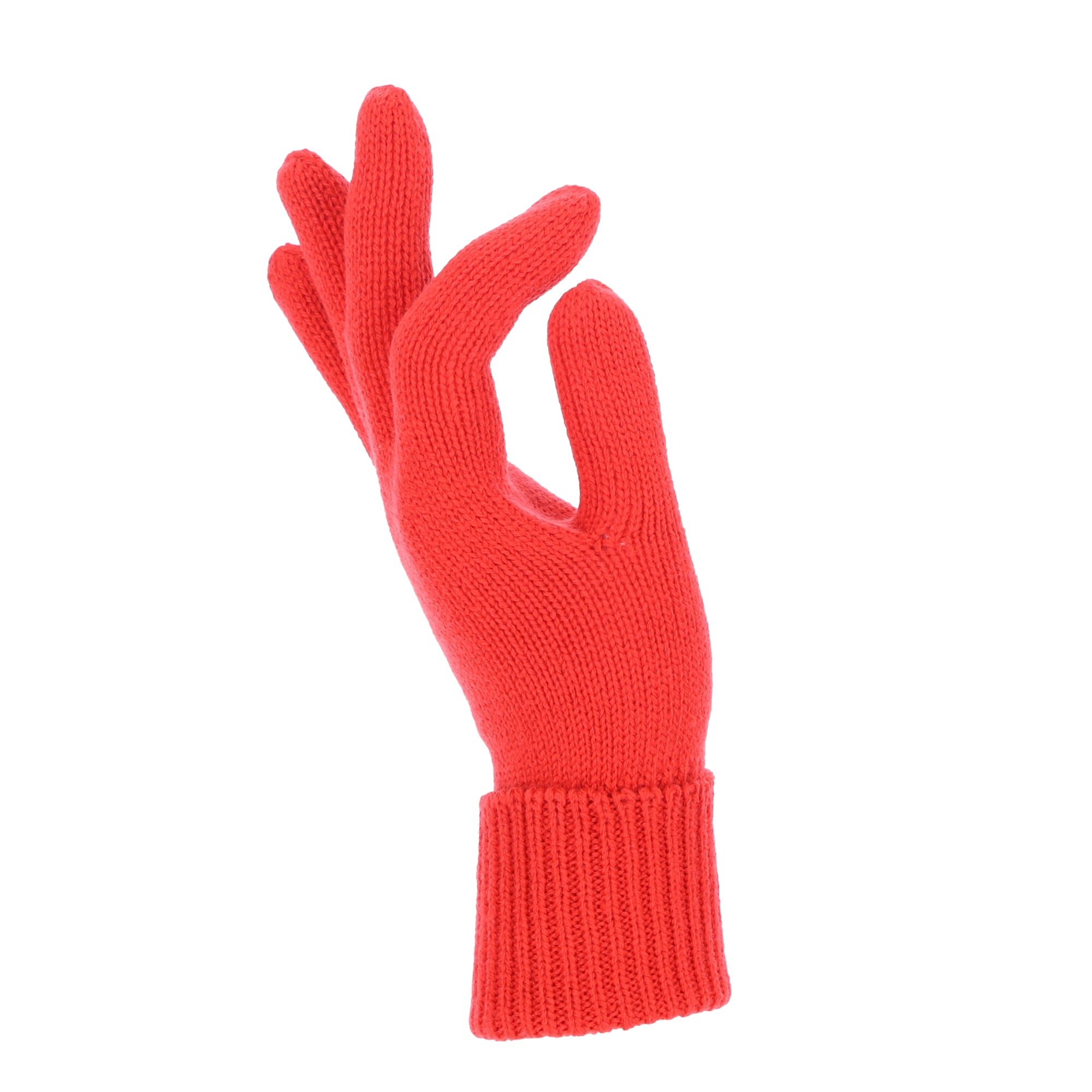 halsüberkopf Handschuhe  rot
