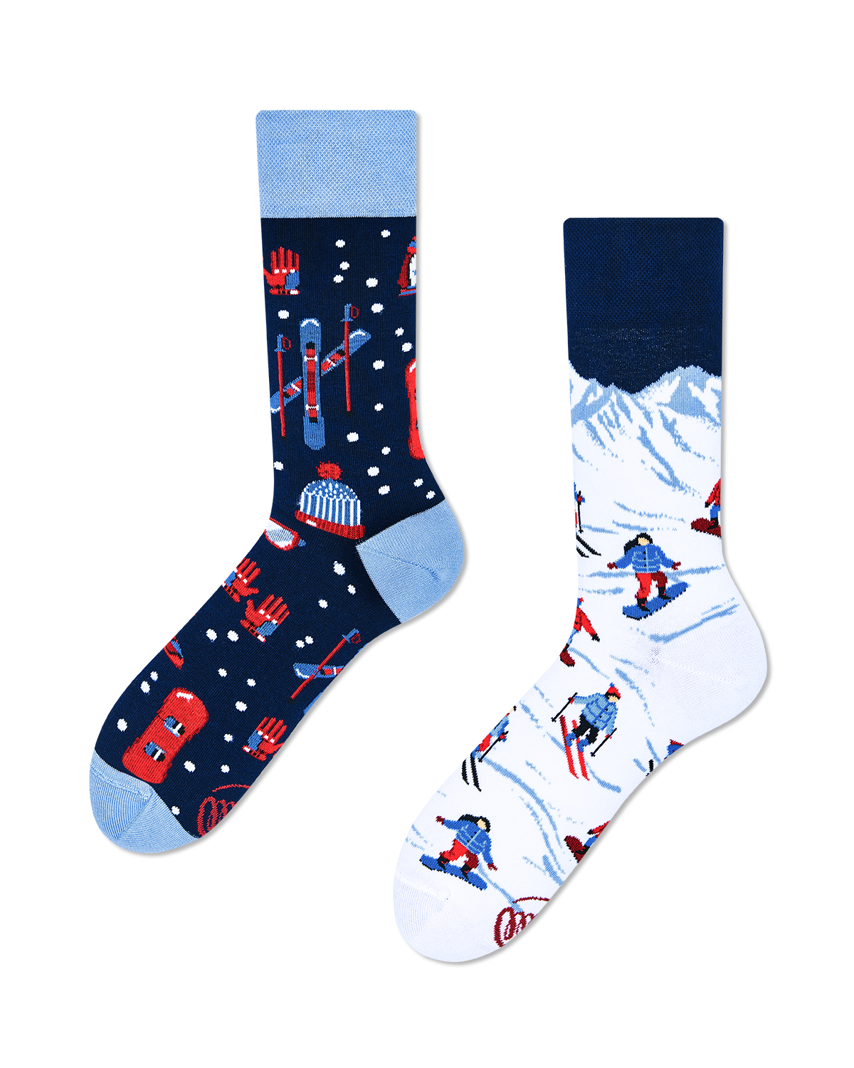 many mornings Socken hellblau