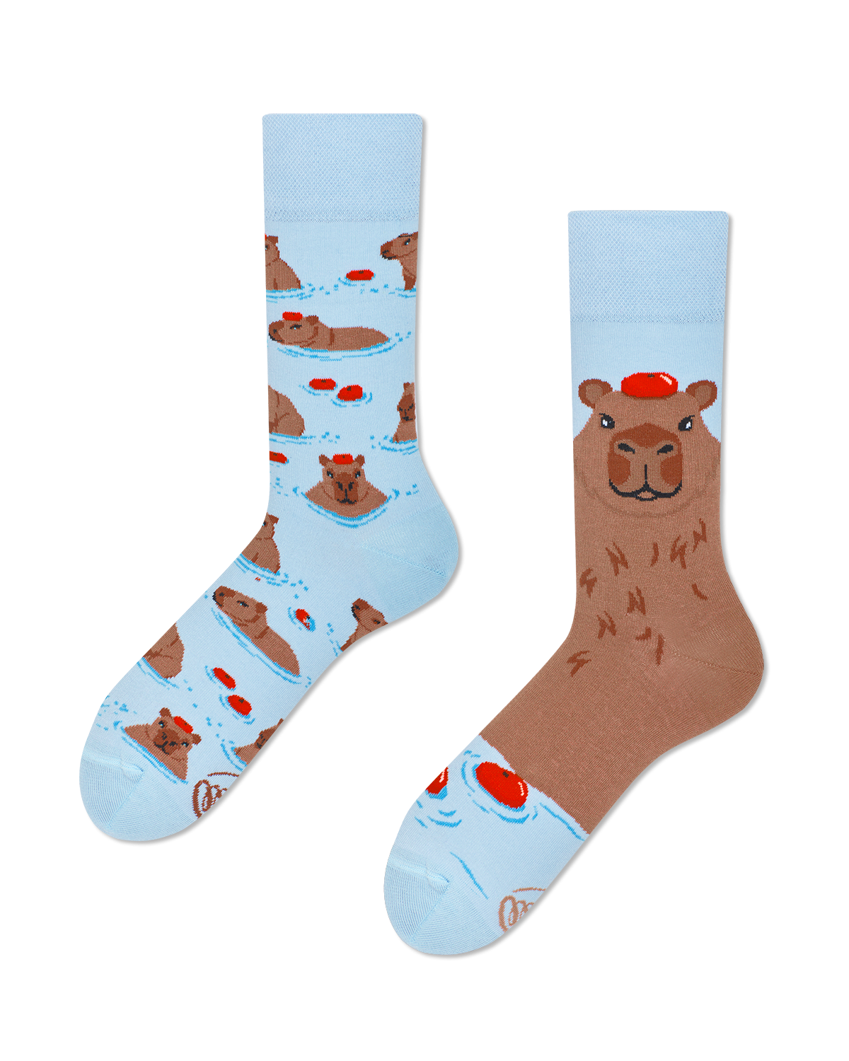 many mornings Socken hellblau