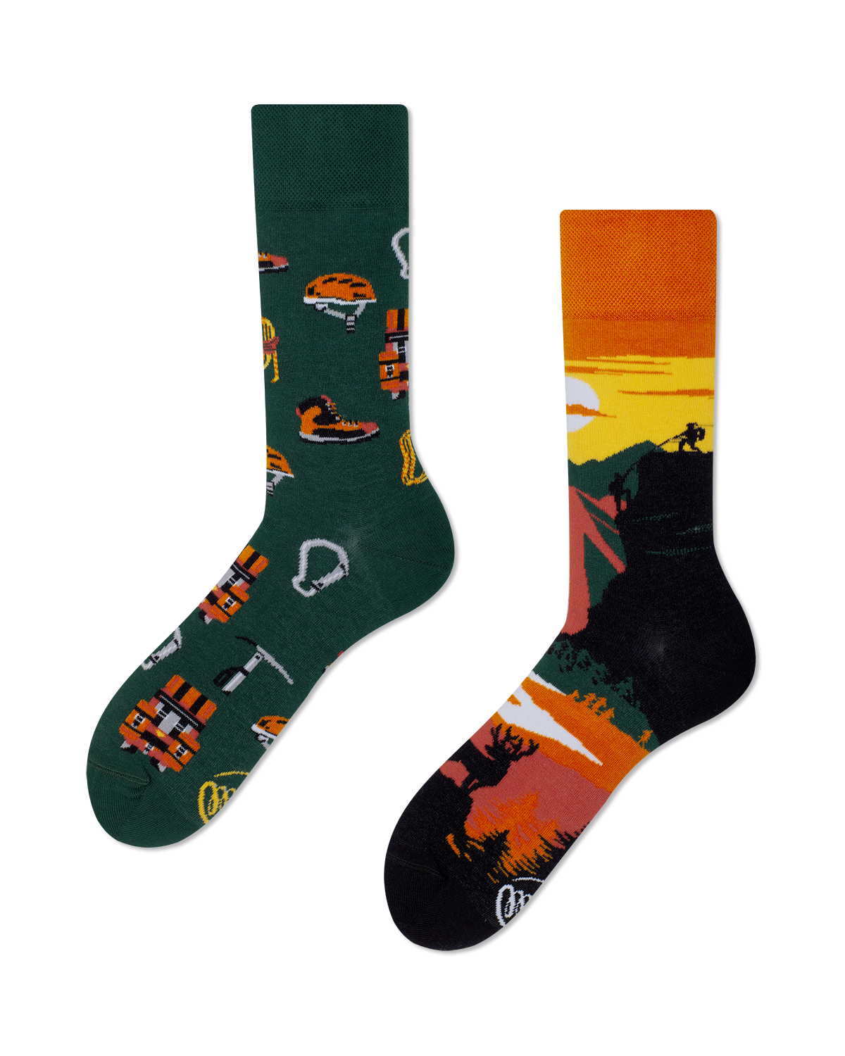 many mornings Socken braun