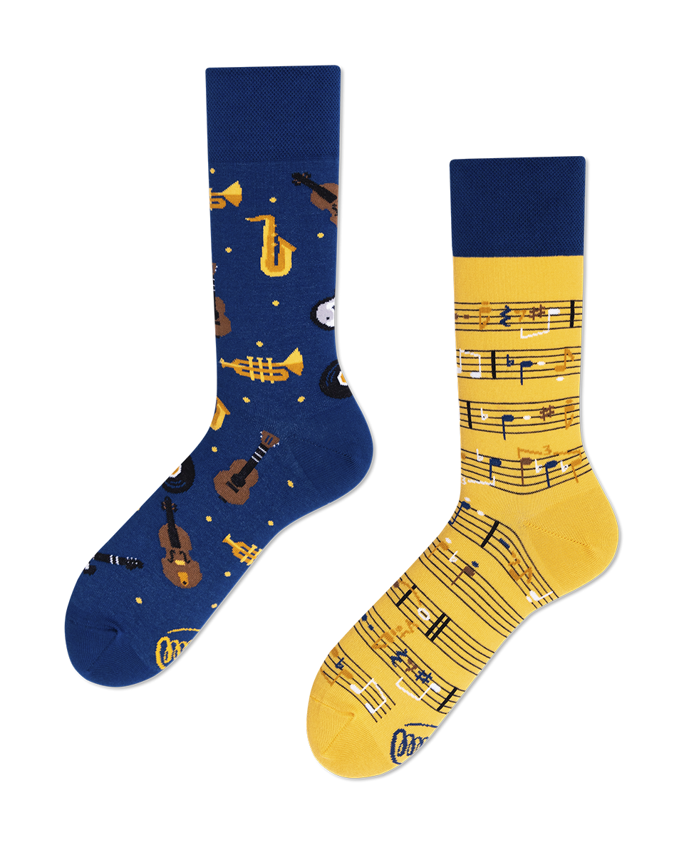 many mornings Socken gelb
