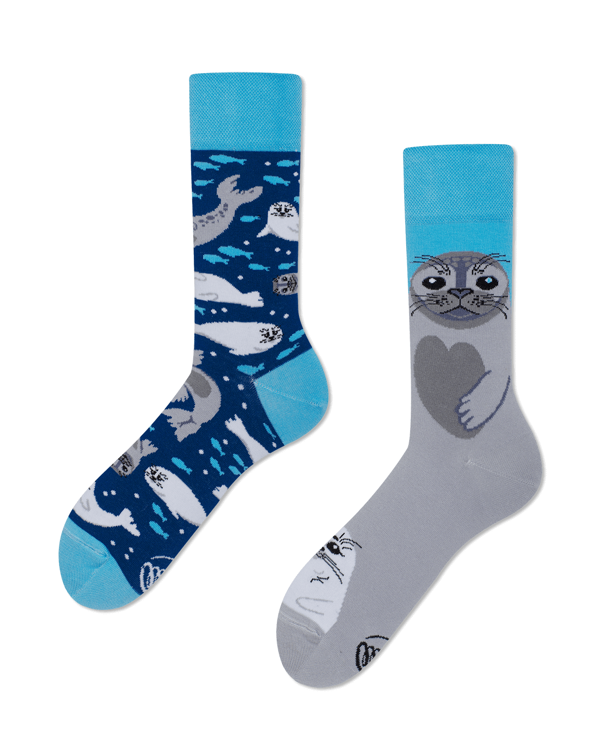 many mornings Socken hellblau