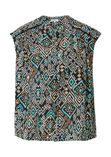 Blusentop mit Spitzen-Detail