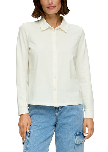 Hemdbluse aus Jersey