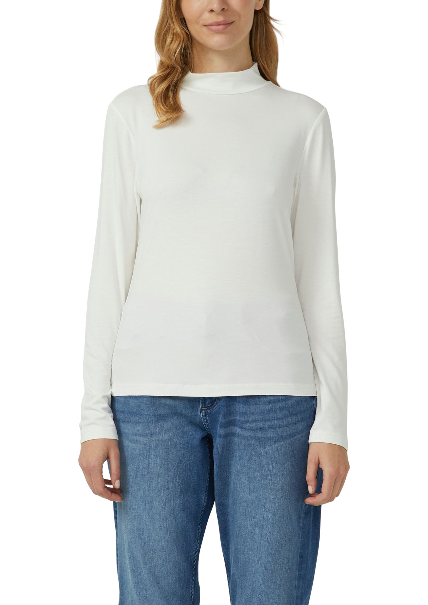 s.Oliver Langarmshirts  weiß