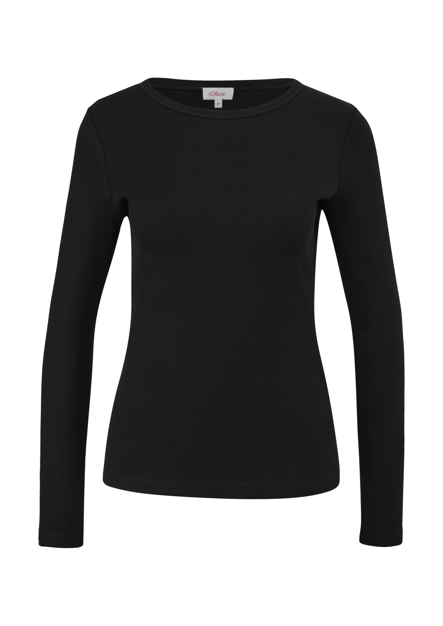 s.Oliver Langarmshirts schwarz