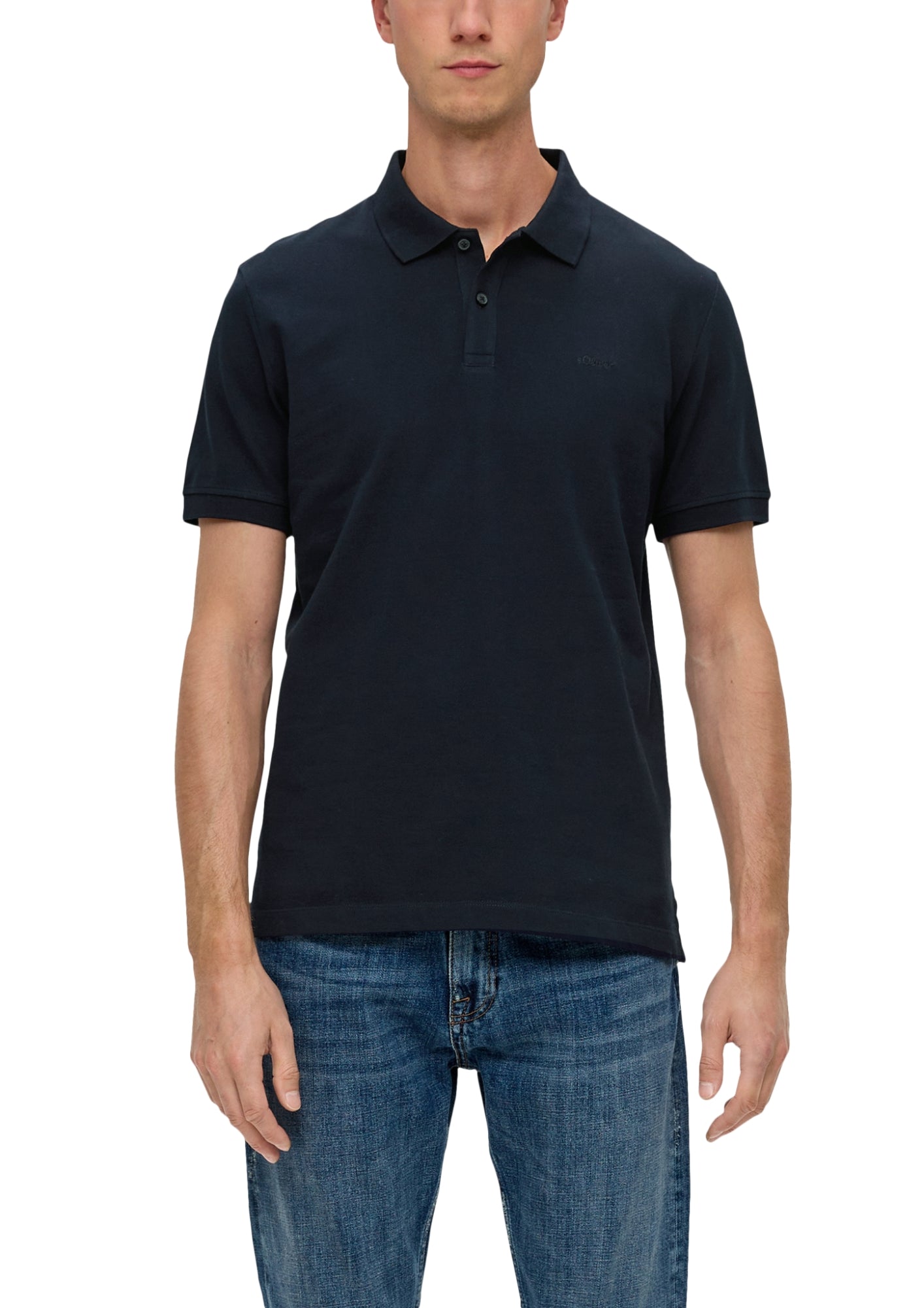 s.Oliver Poloshirts dunkelblau