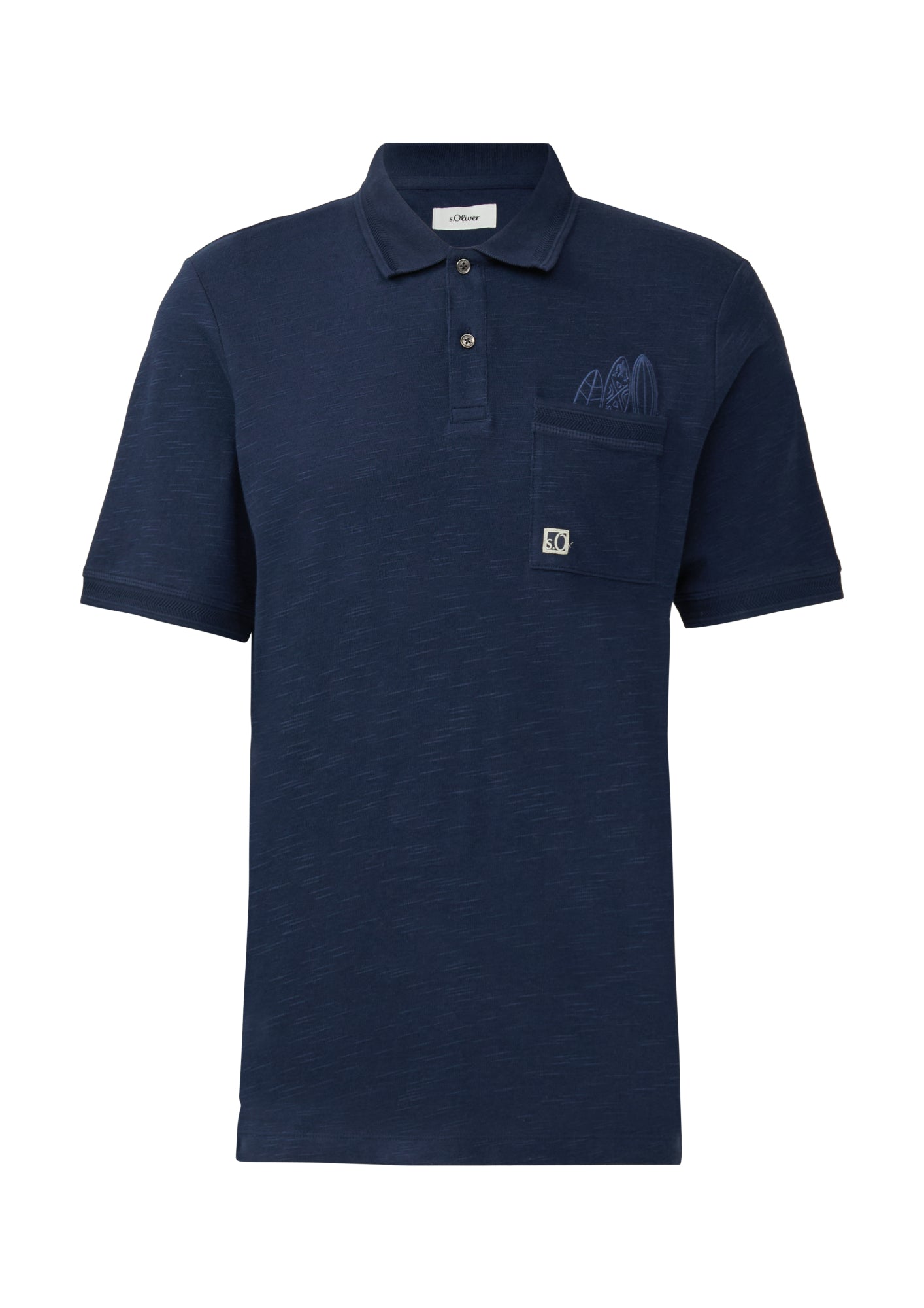 s.Oliver Poloshirts dunkelblau