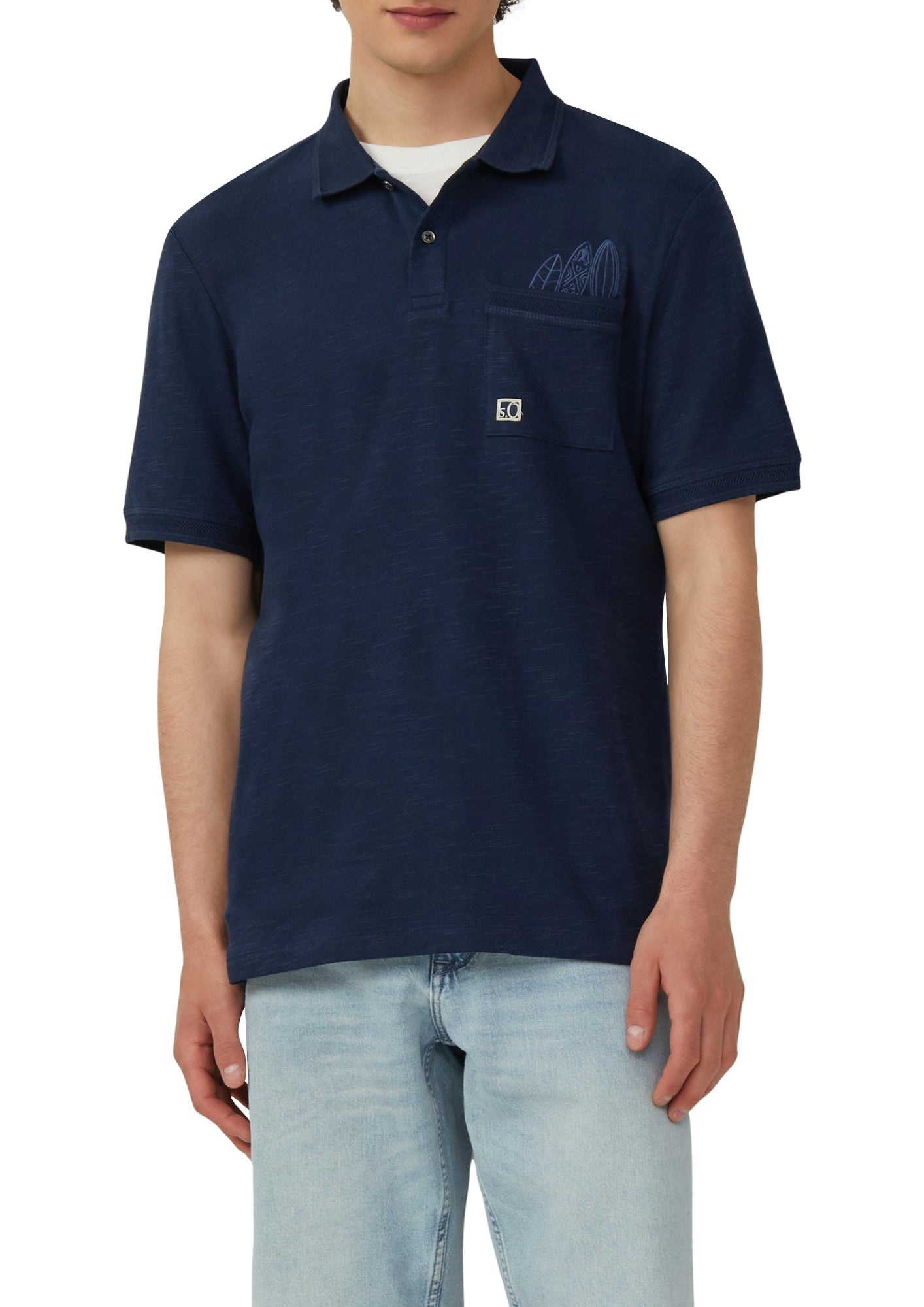 s.Oliver Poloshirts dunkelblau