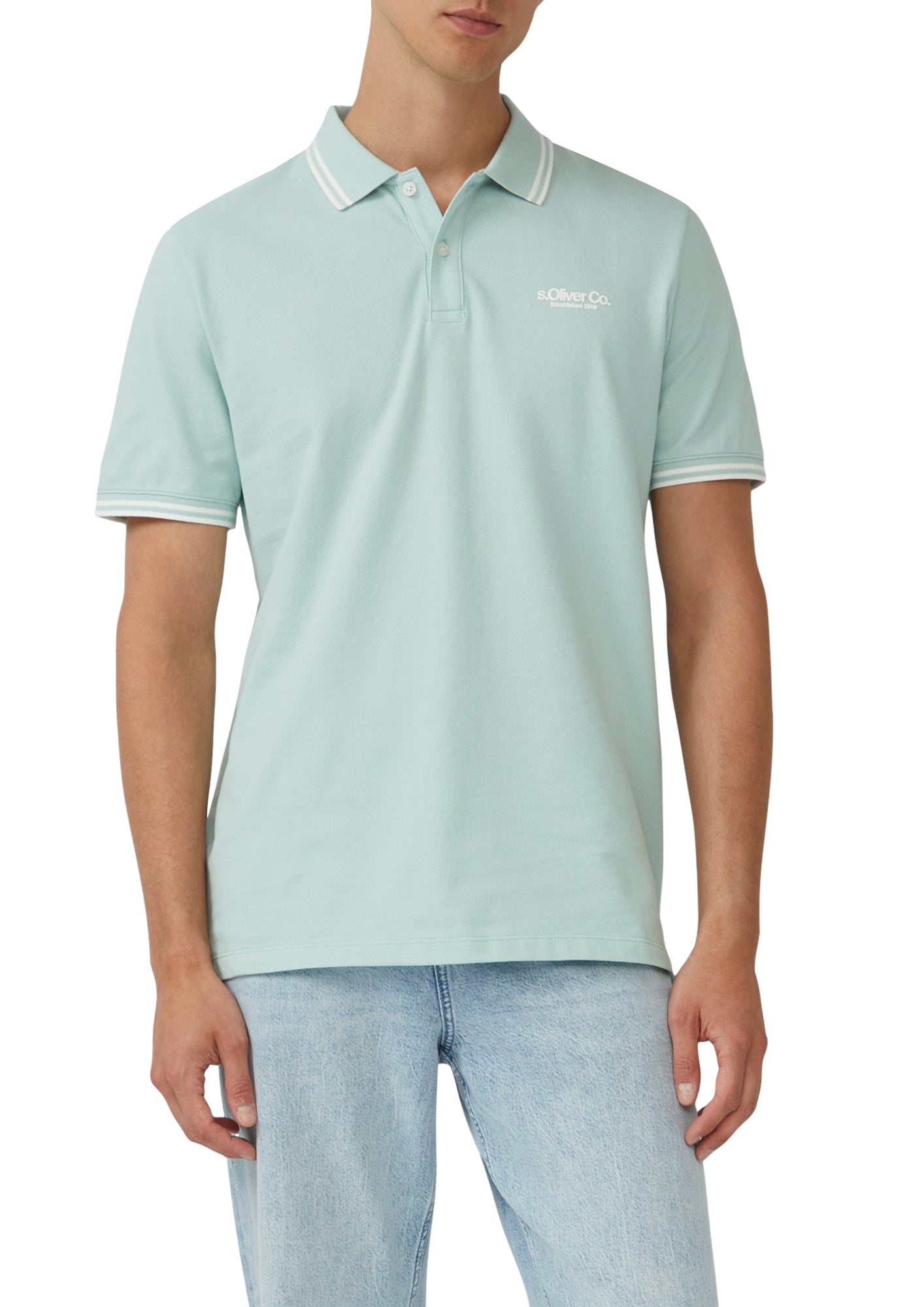 s.Oliver Poloshirts türkis