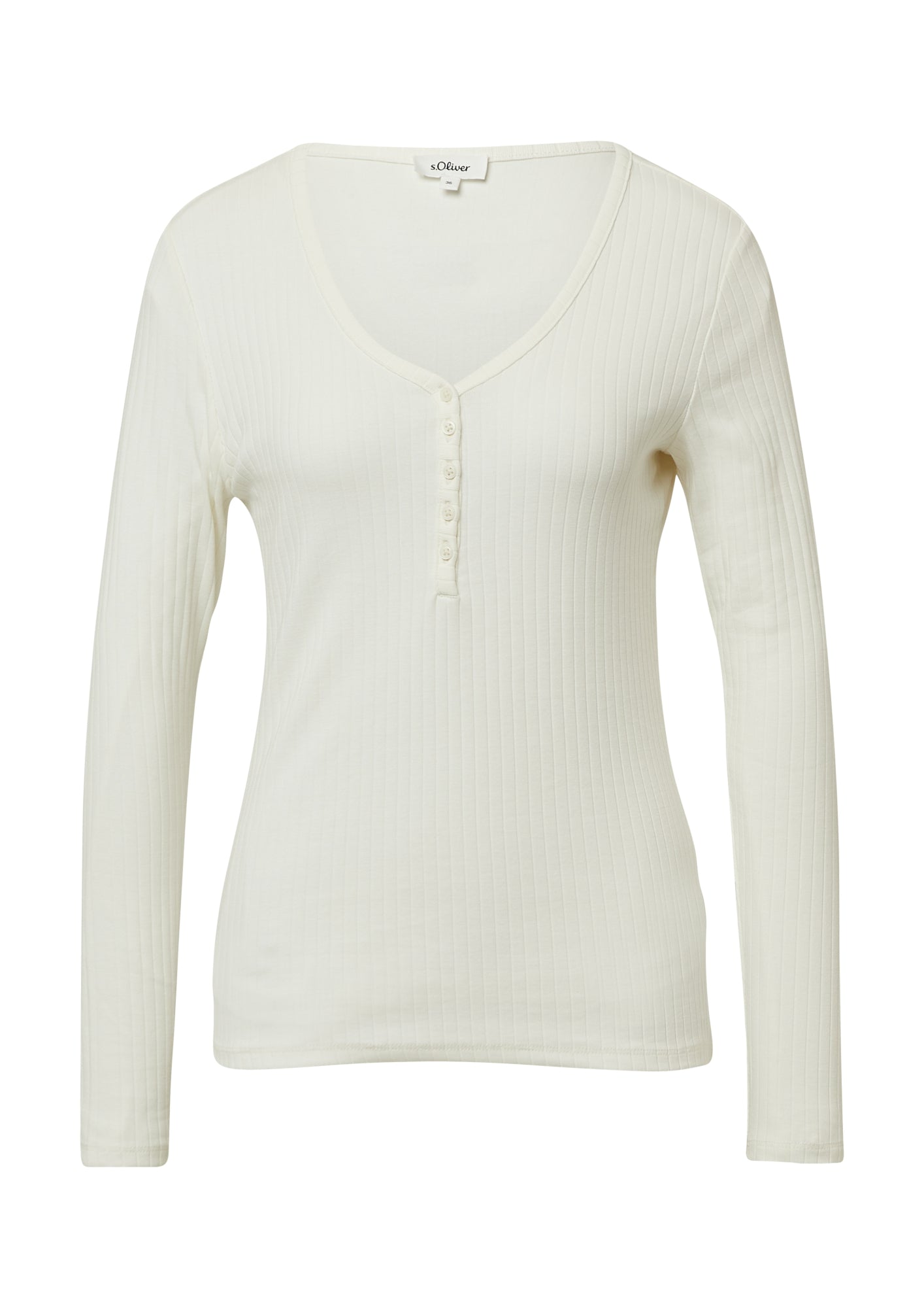 s.Oliver Langarmshirts creme