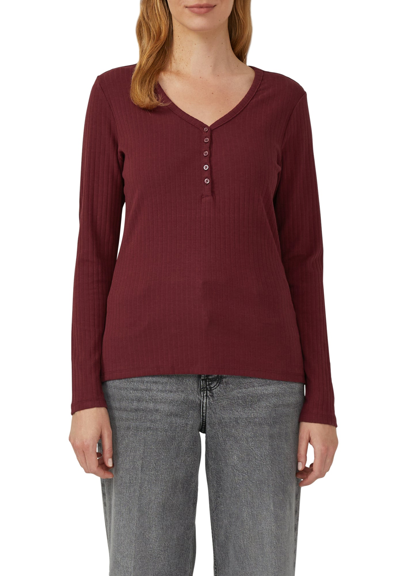 s.Oliver Langarmshirts  rot