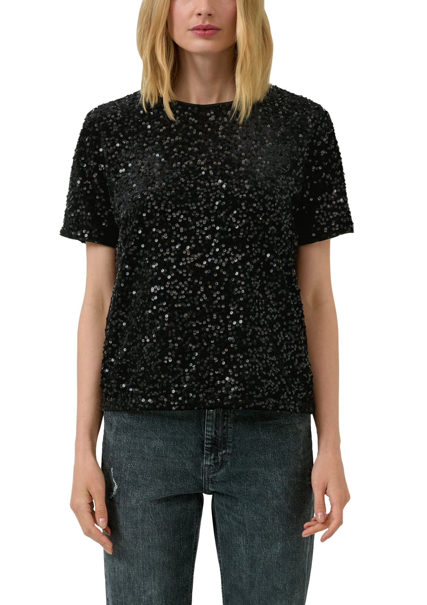 s.Oliver T-Shirts schwarz