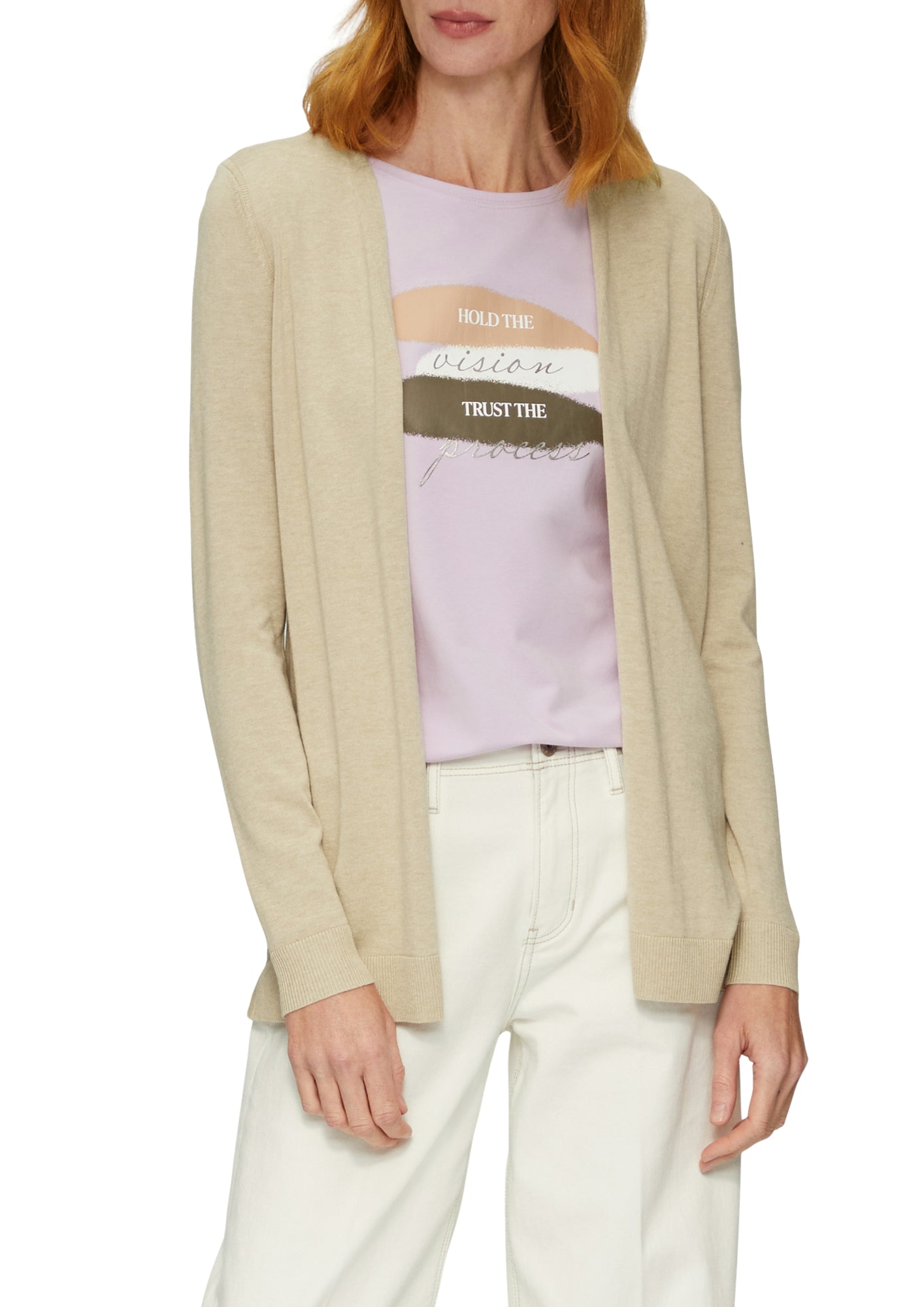 s.Oliver Strickjacken beige