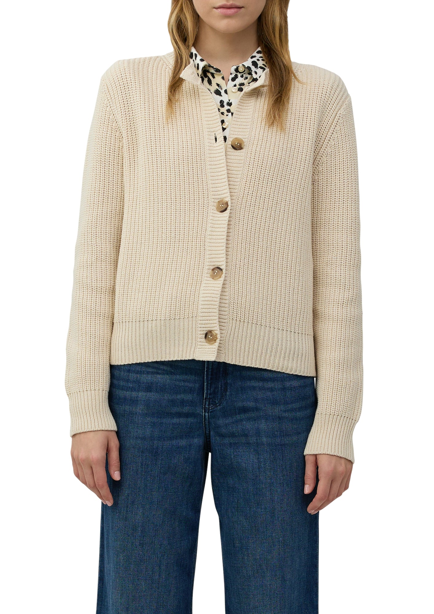 s.Oliver Strickjacken beige