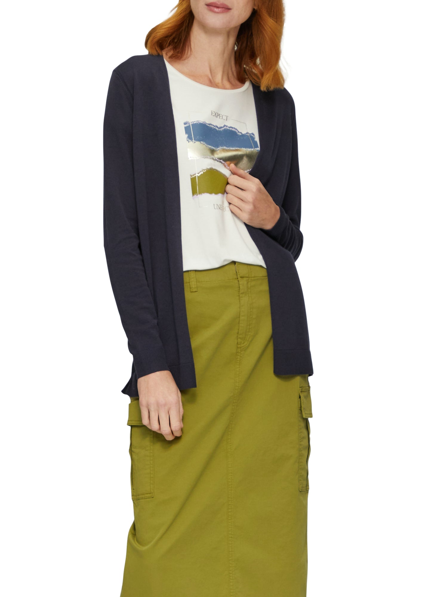 s.Oliver Strickjacken blau