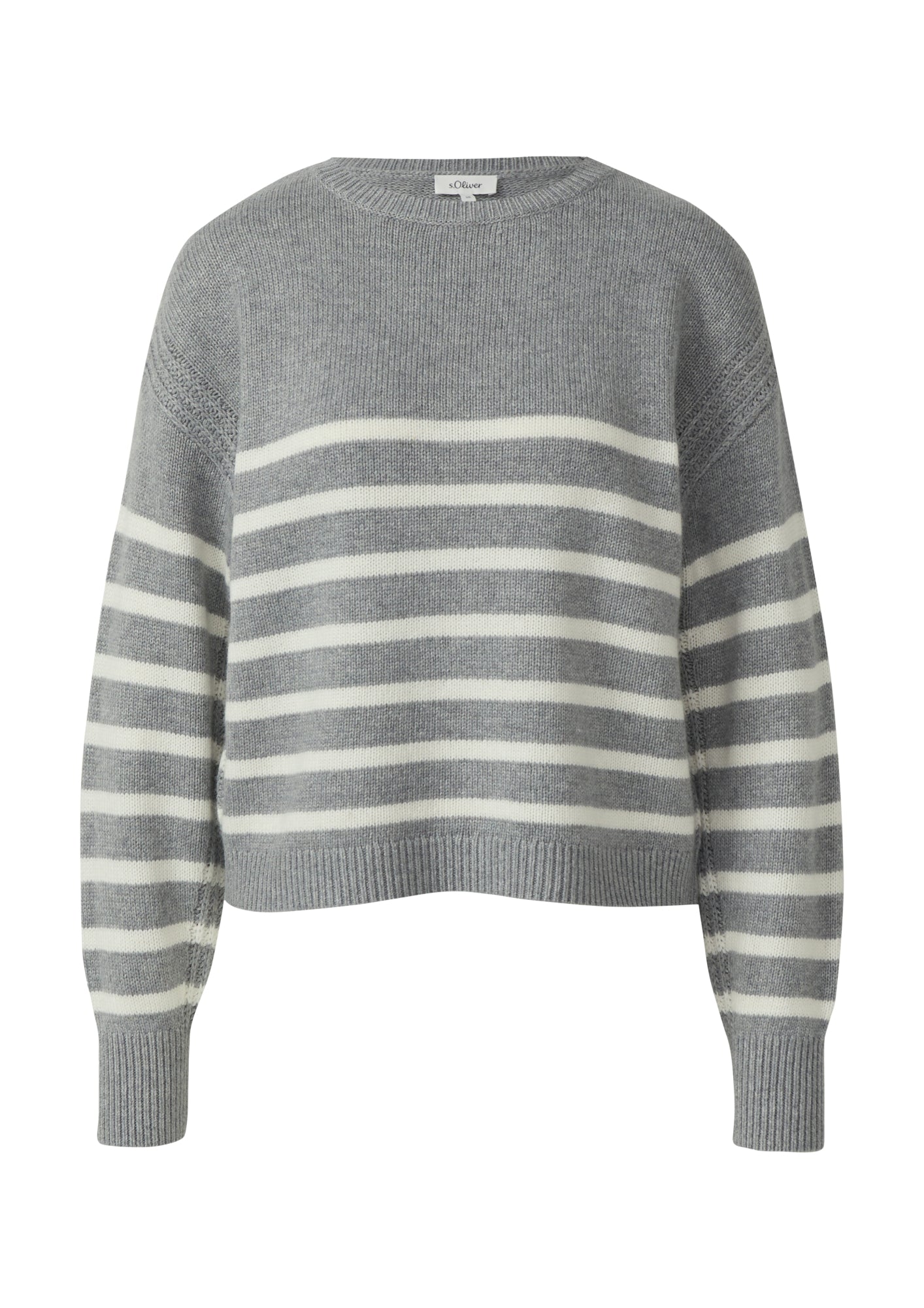 s.Oliver Pullover  hellgrau