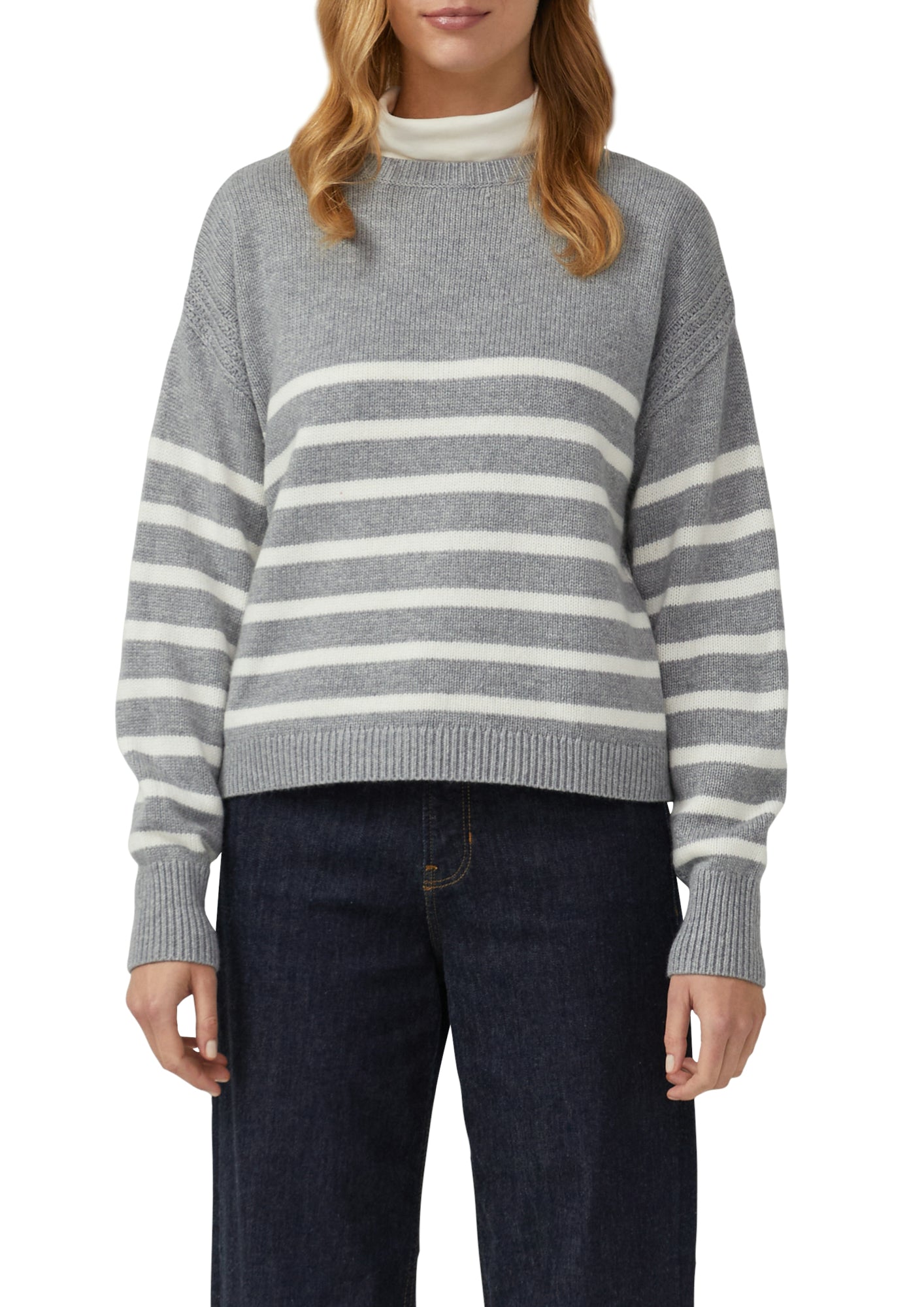 s.Oliver Pullover  hellgrau