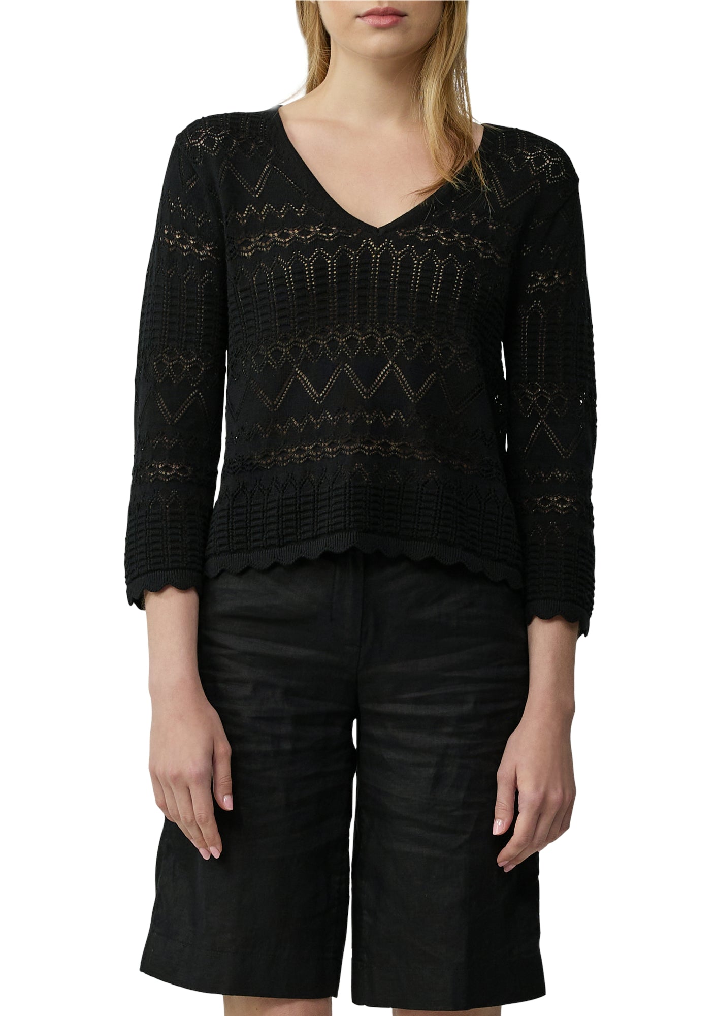 s.Oliver Pullover schwarz