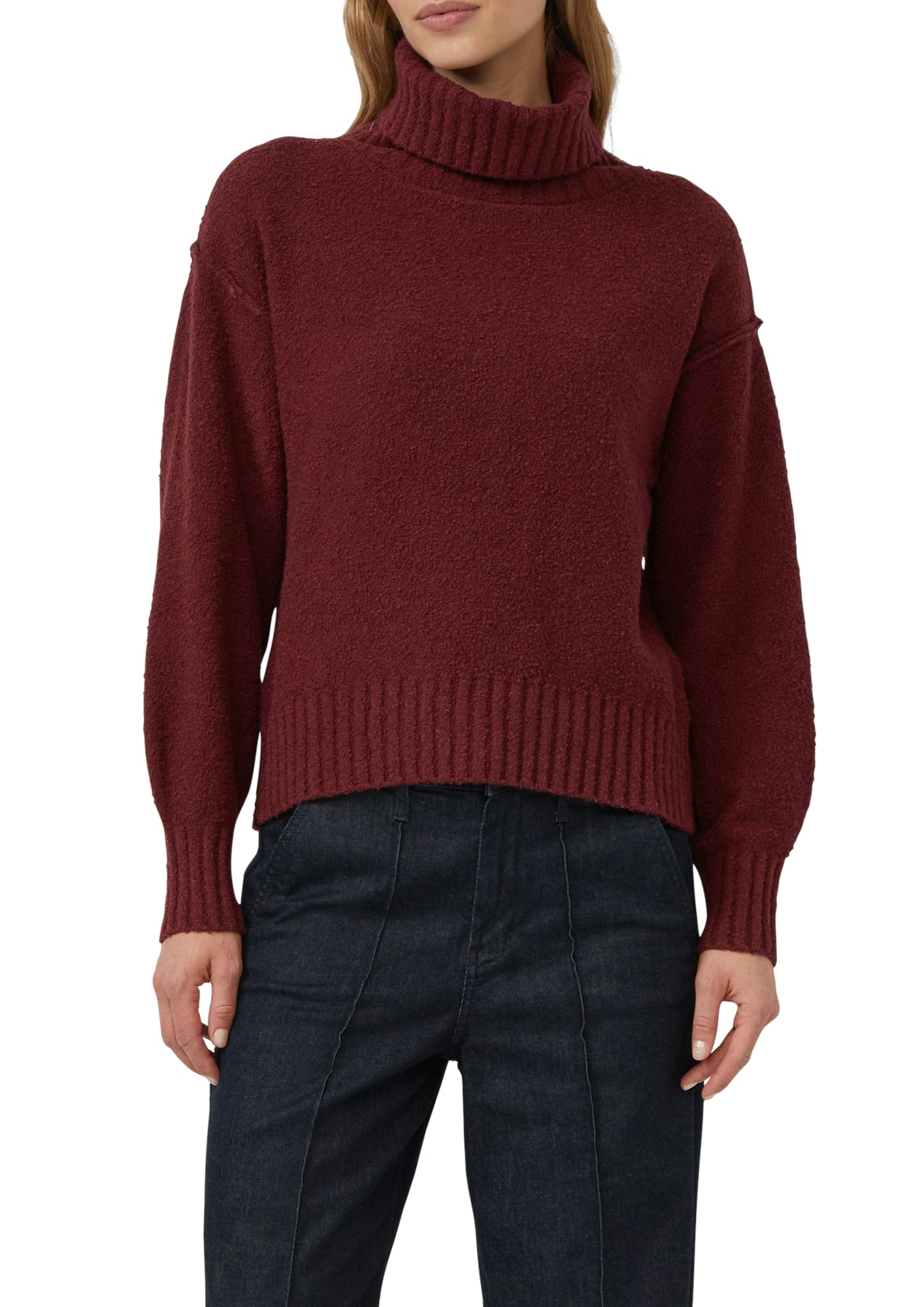 s.Oliver Pullover dunkelrot