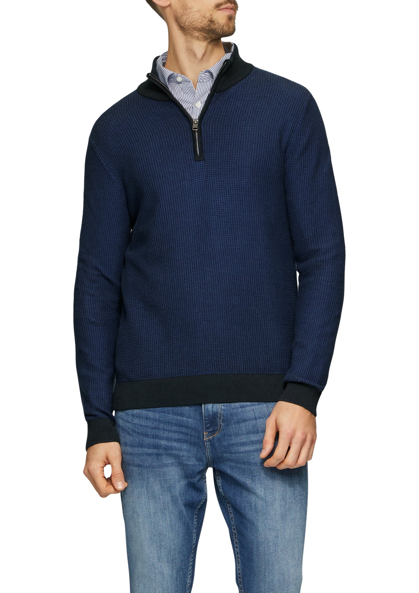 s.Oliver Pullover dunkelblau