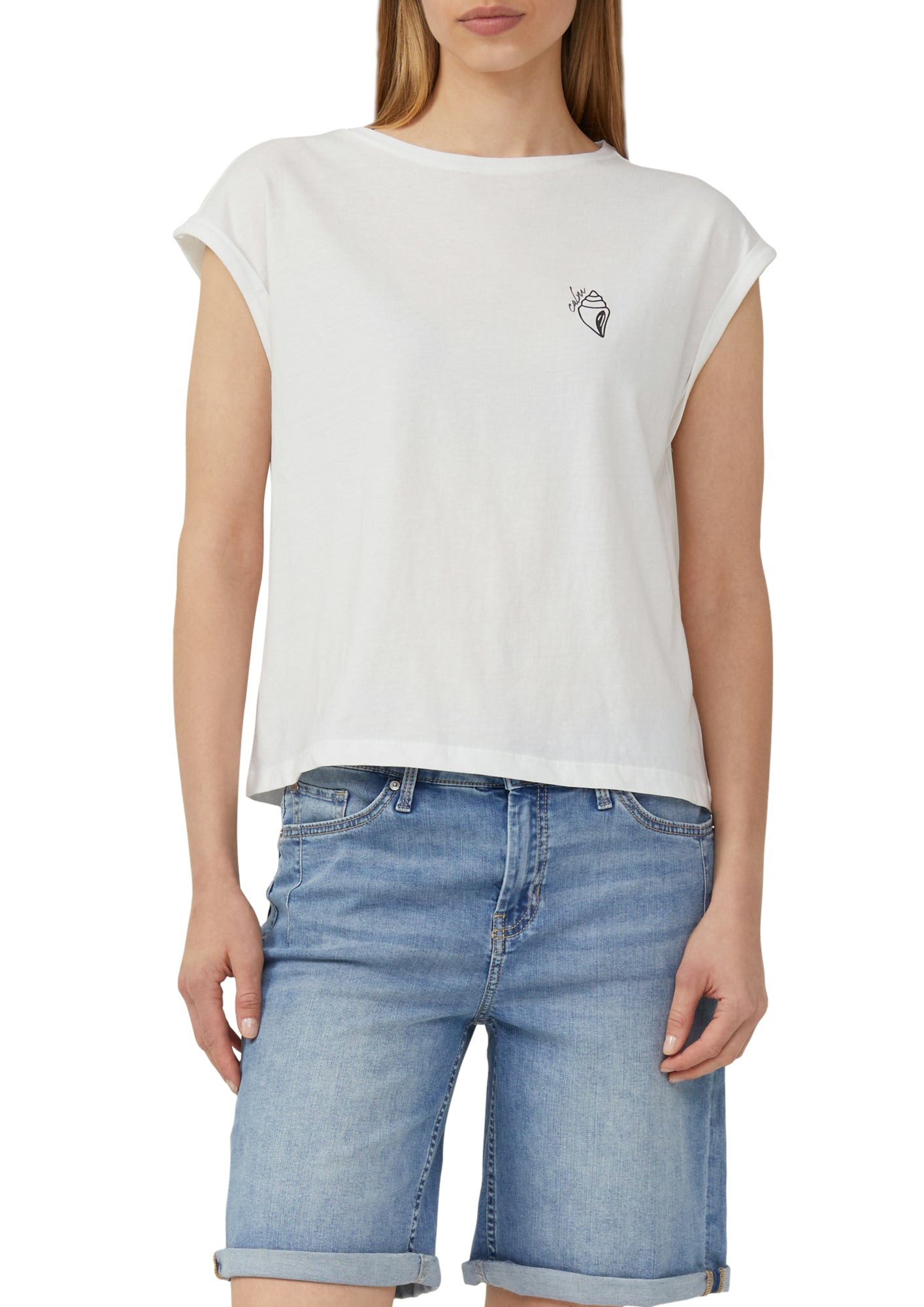 s.Oliver T-Shirts  weiß