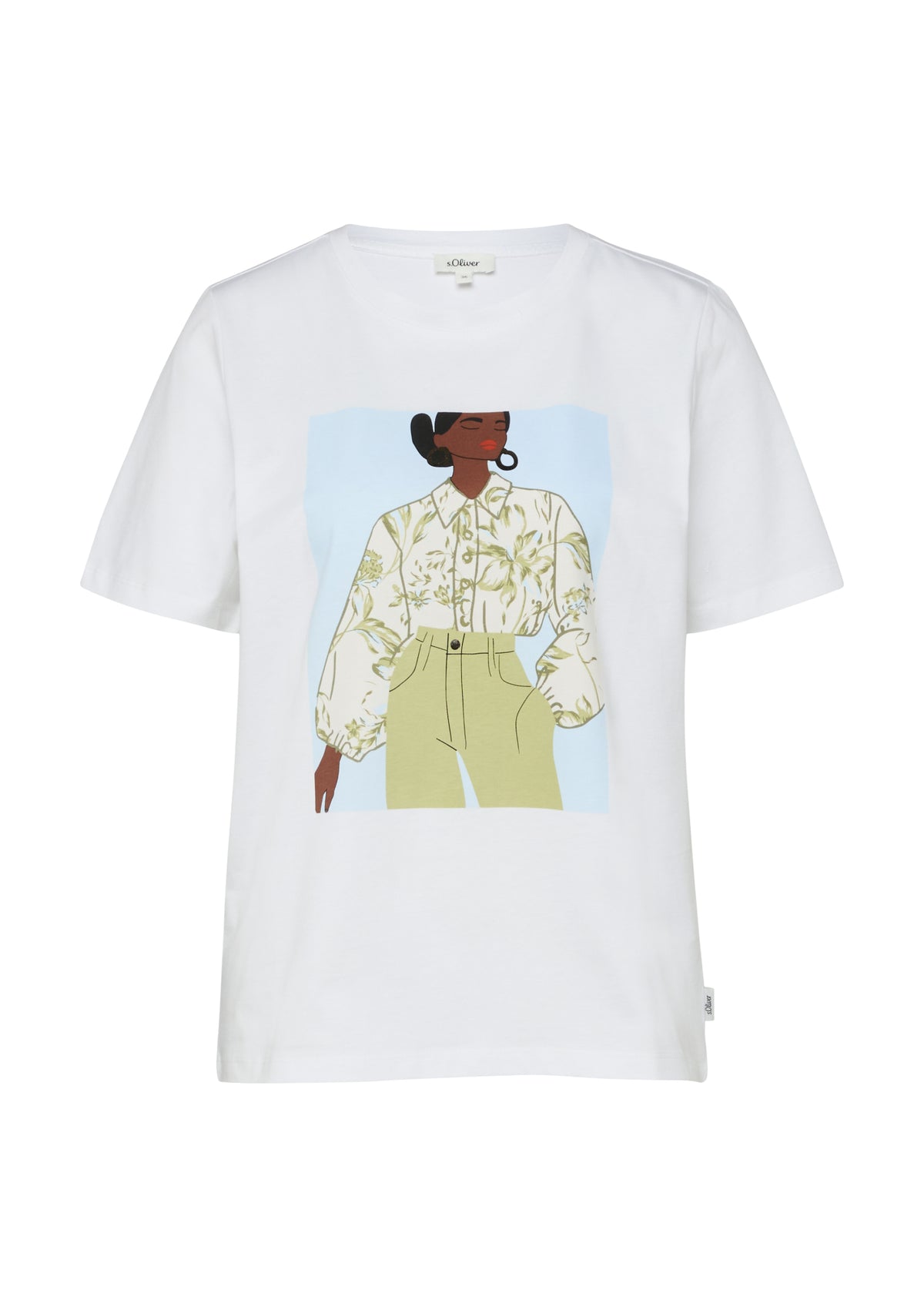 s.Oliver T-Shirts weiß