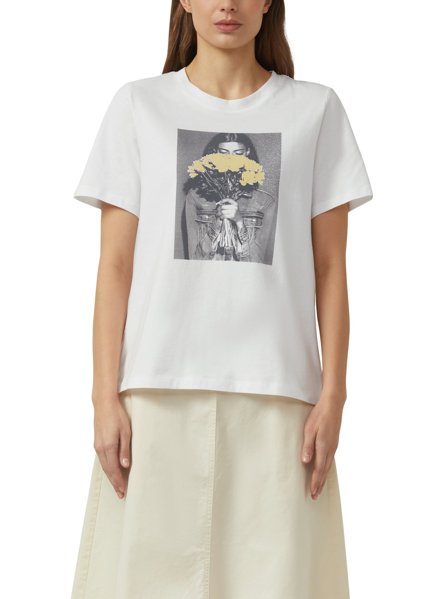 s.Oliver T-Shirts weiß