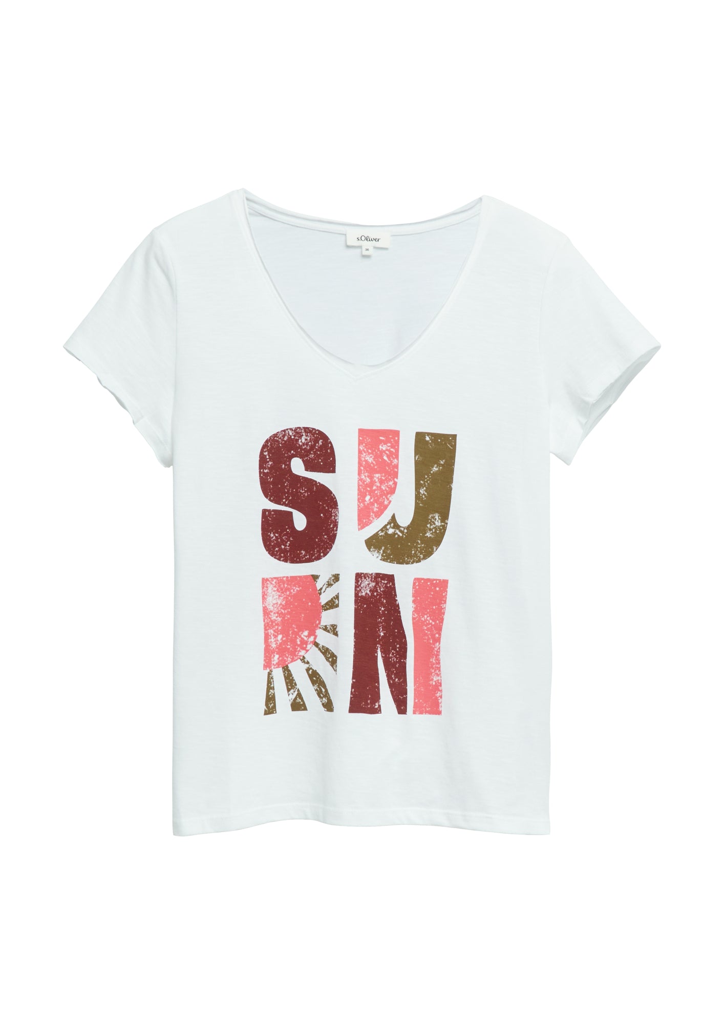 s.Oliver T-Shirts weiß
