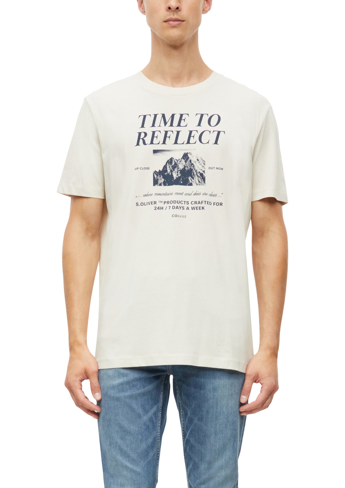 s.Oliver T-Shirts grau