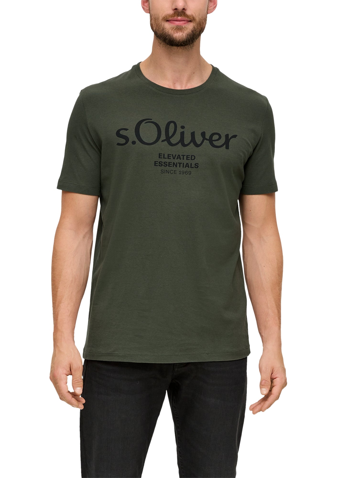 s.Oliver T-Shirts oliv