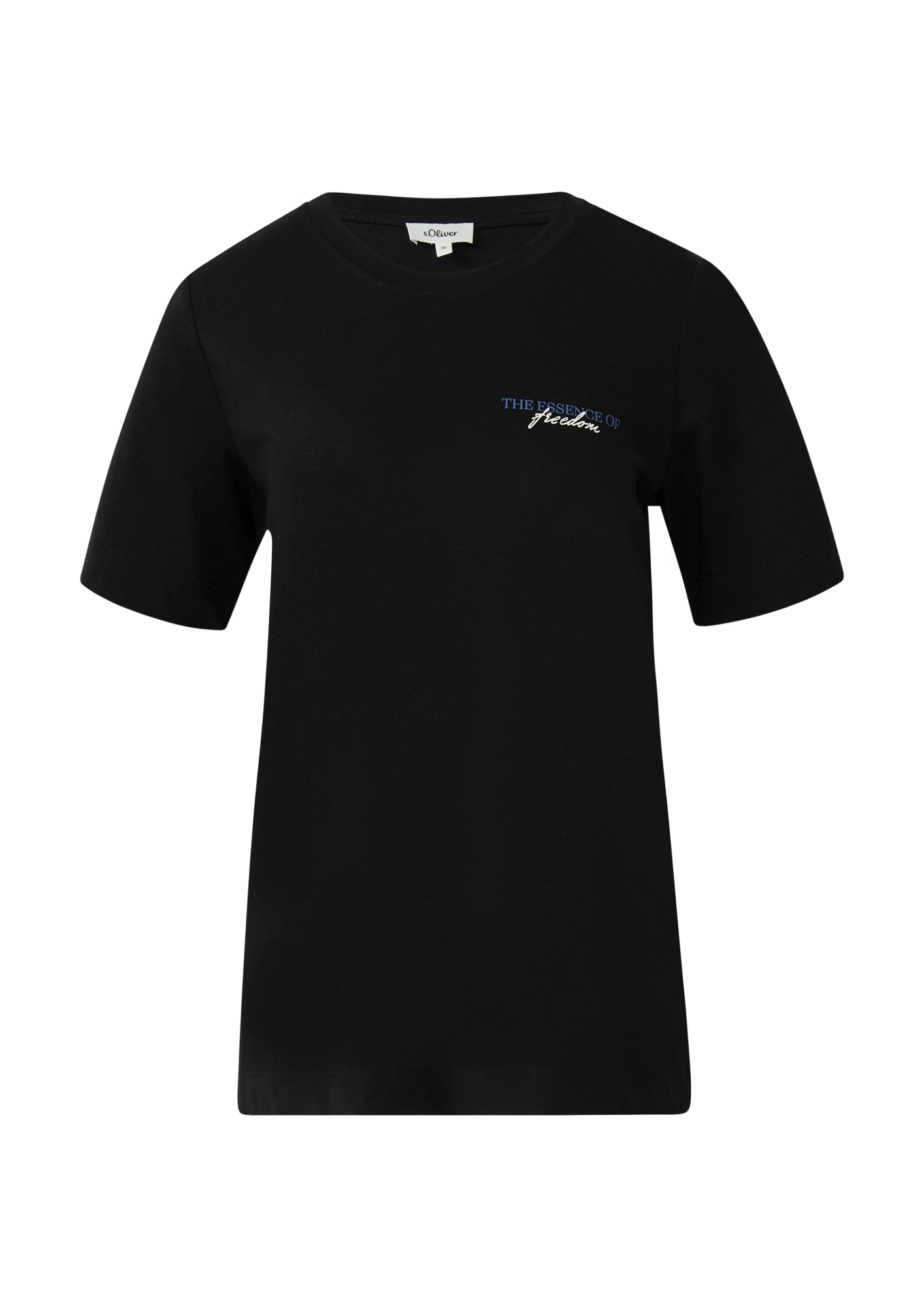 s.Oliver T-Shirts schwarz