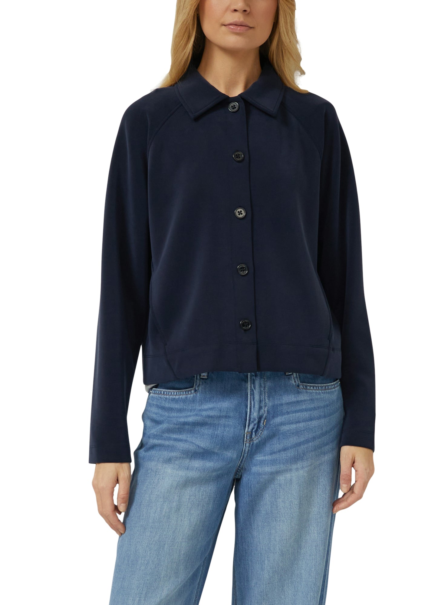 s.Oliver Sweatjacken dunkelblau