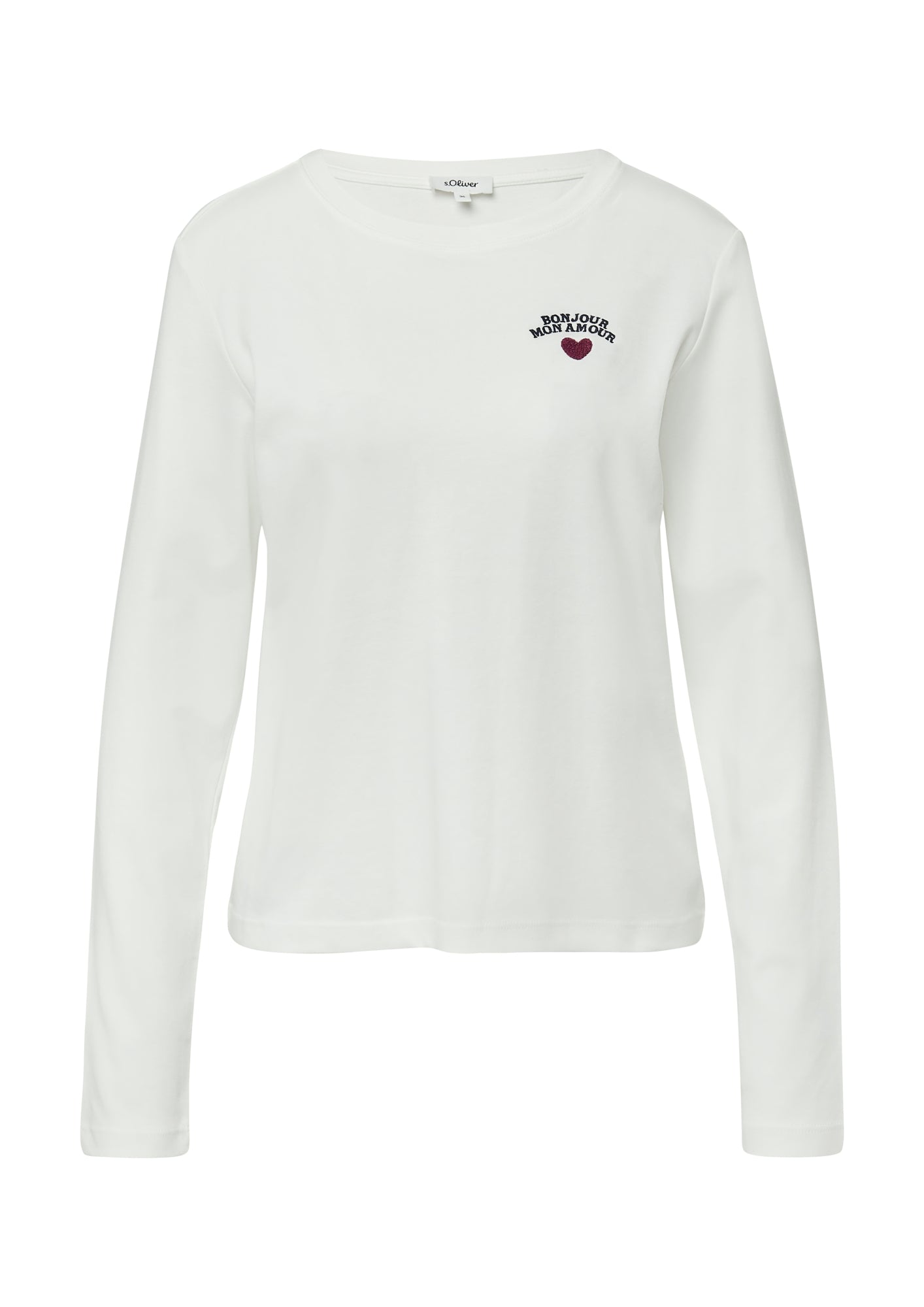s.Oliver Langarmshirts creme