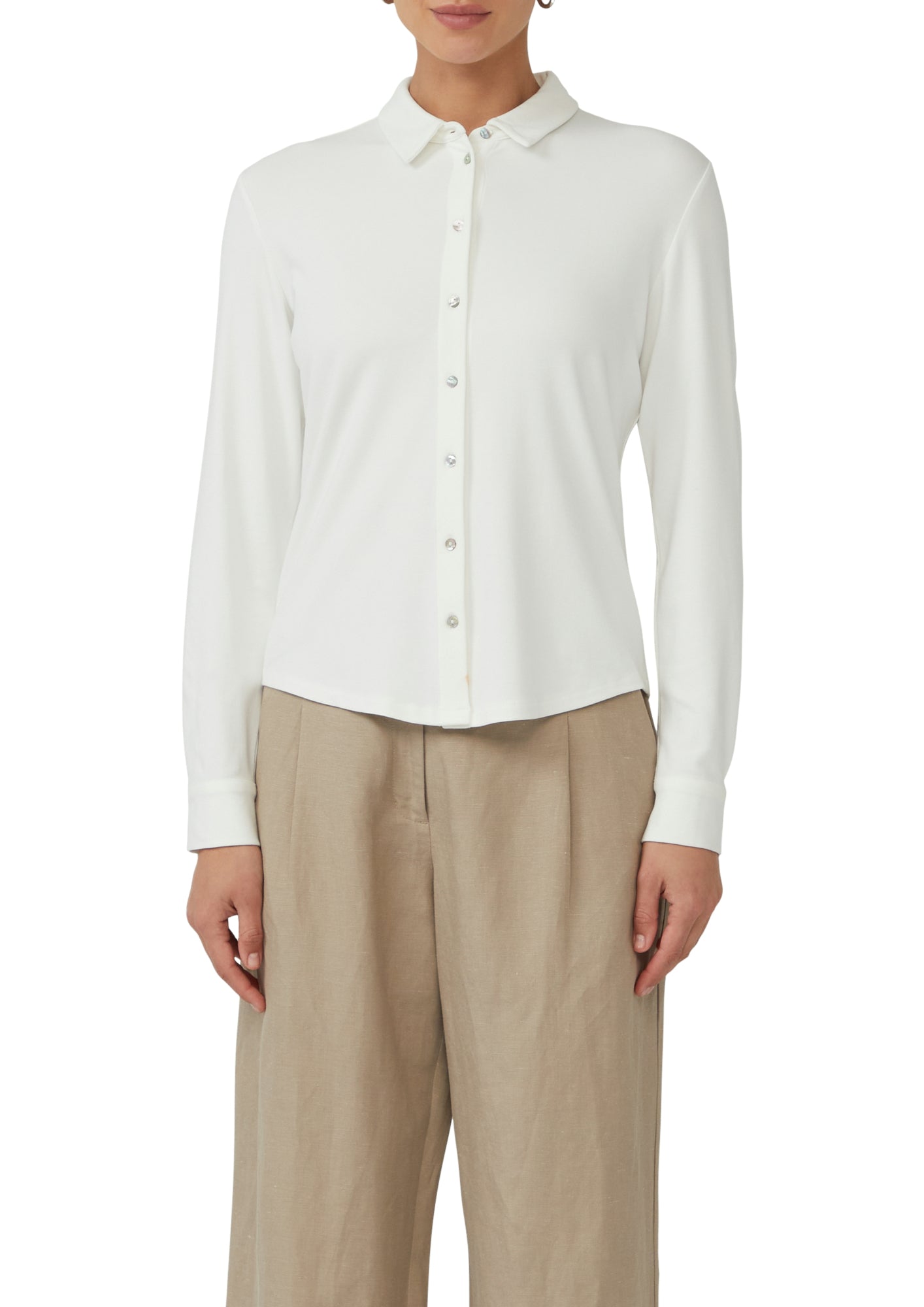 s.Oliver BLACK LABEL T-Shirts creme