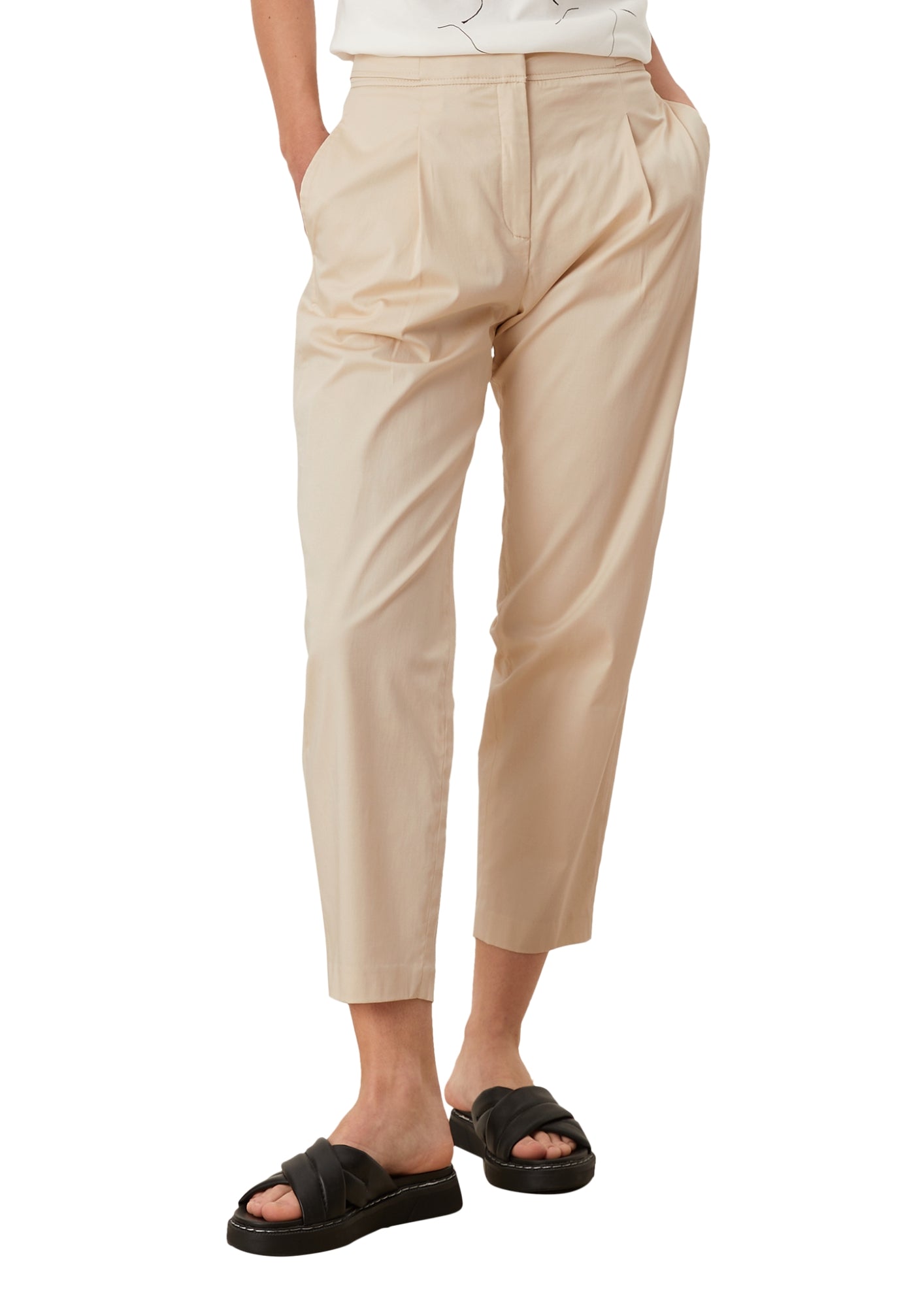 s.Oliver BLACK LABEL Businesshosen beige