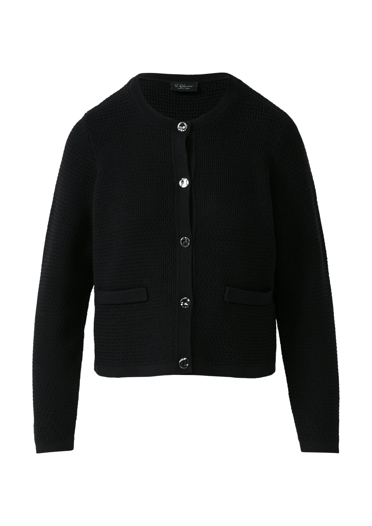 s.Oliver BLACK LABEL Strickjacken schwarz