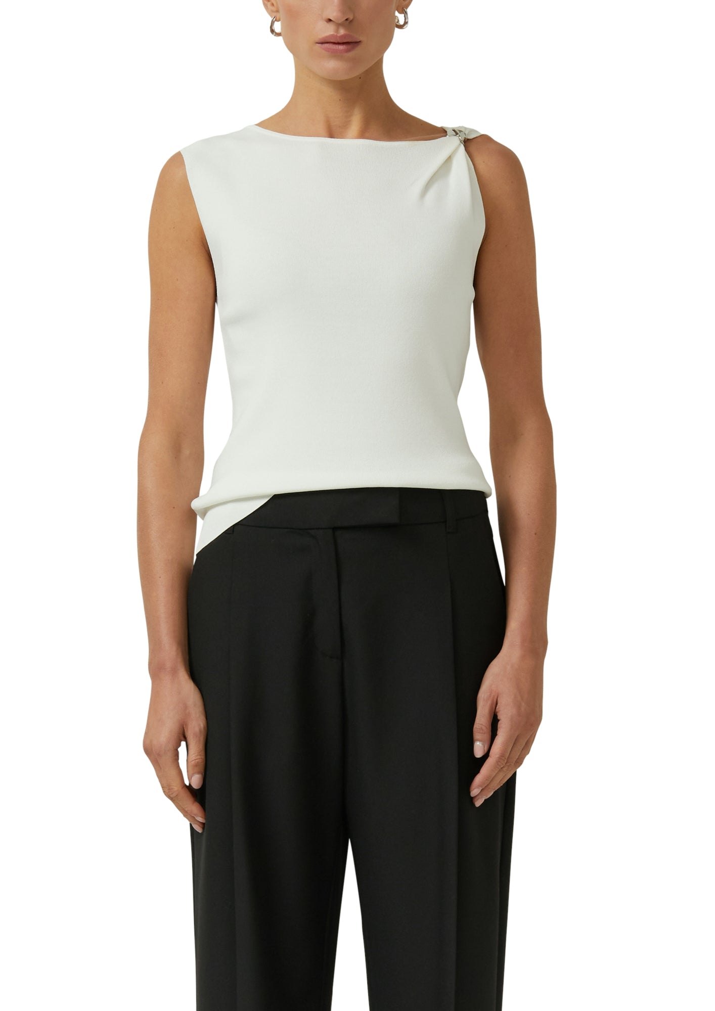 s.Oliver BLACK LABEL Tops weiß