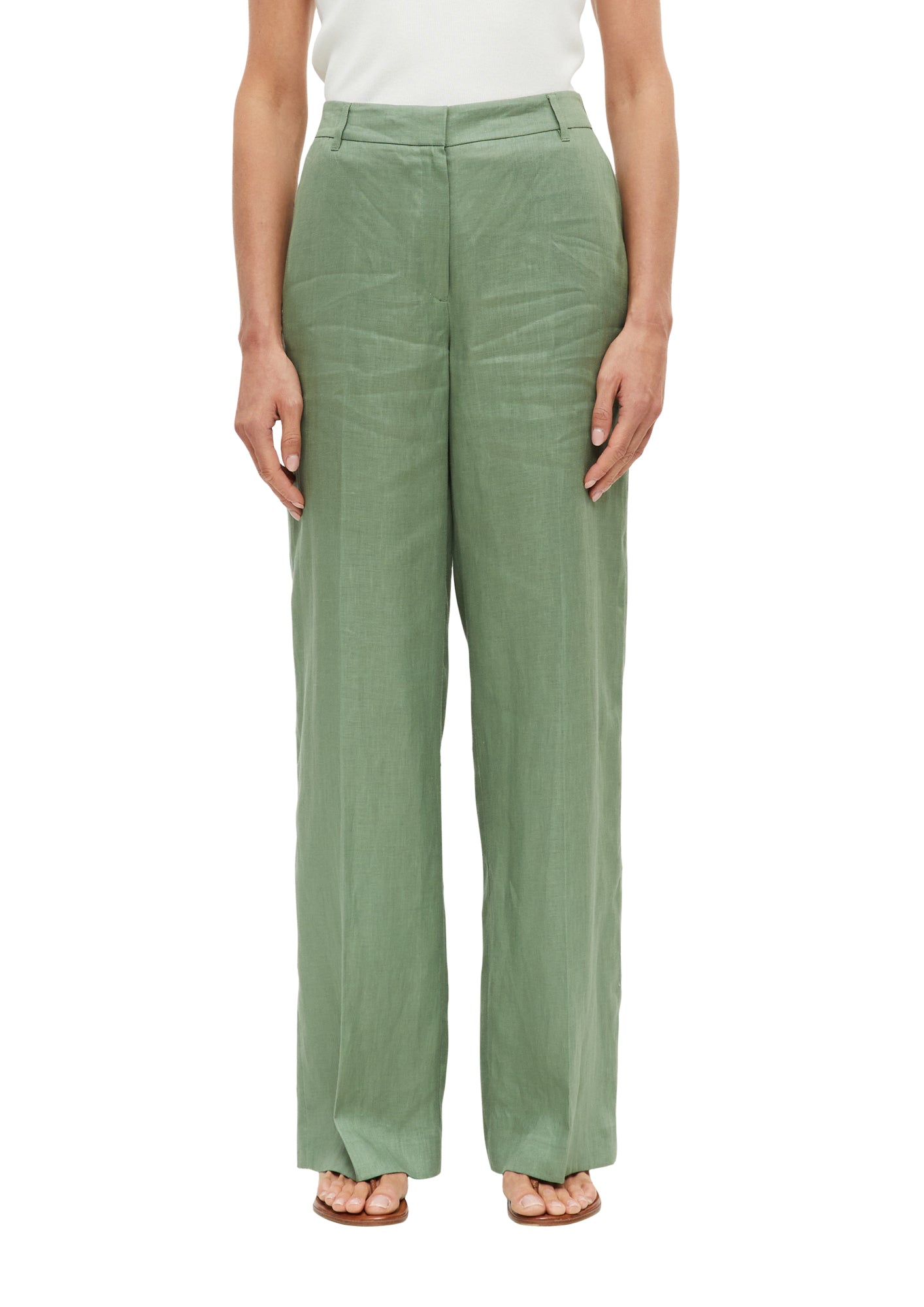 s.Oliver BLACK LABEL Culottes hellgrün