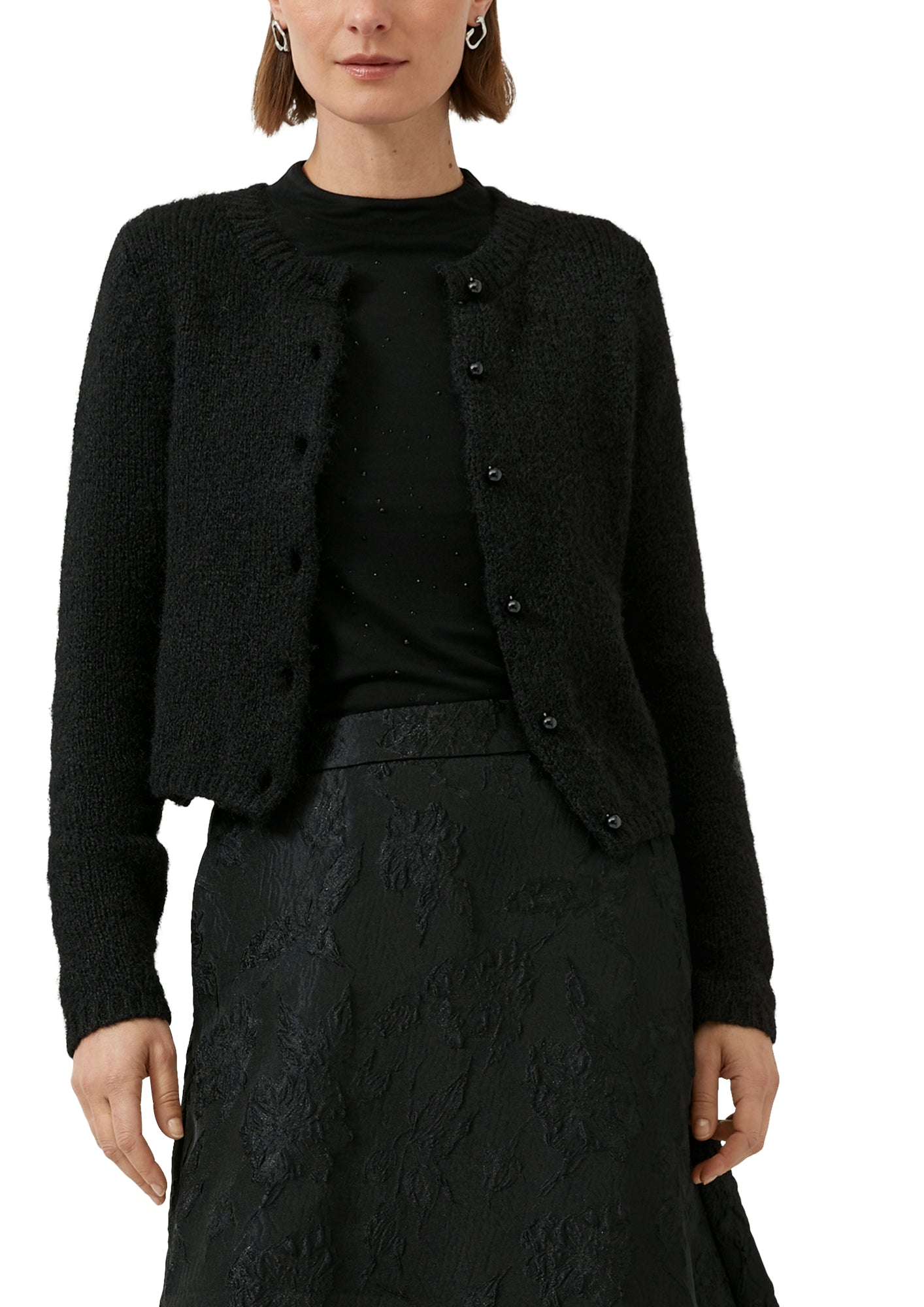s.Oliver BLACK LABEL Strickjacken schwarz