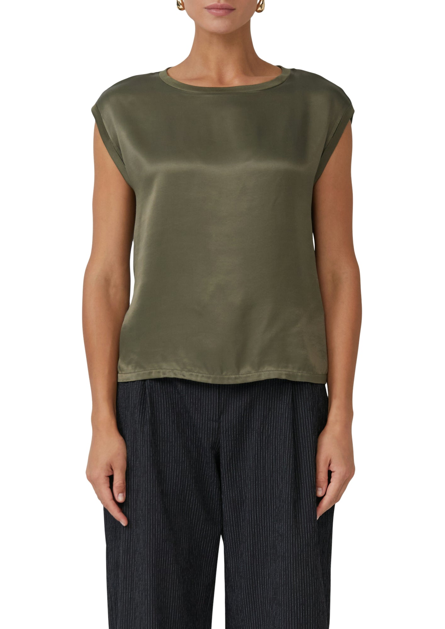 s.Oliver BLACK LABEL T-Shirts oliv