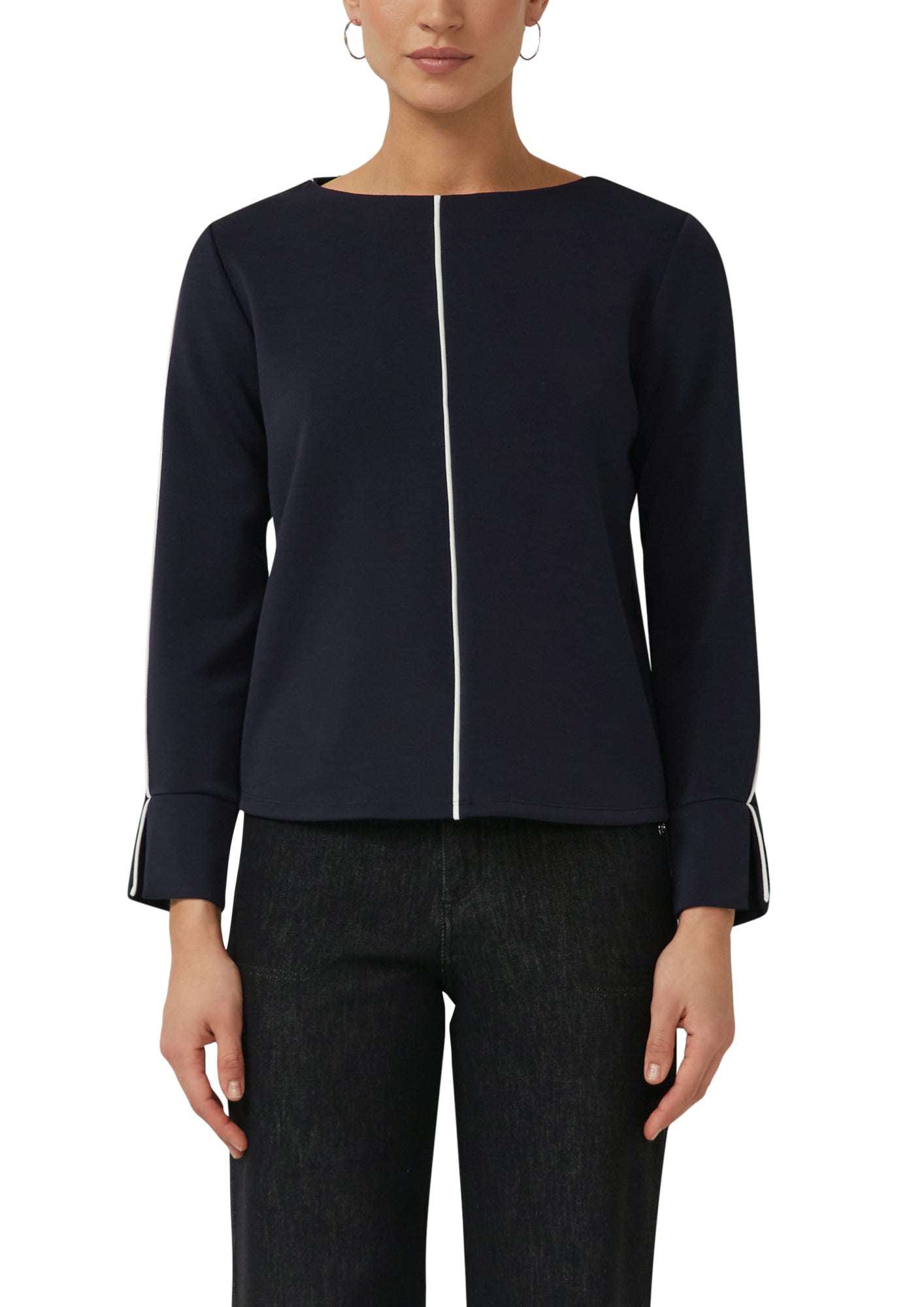 s.Oliver BLACK LABEL Sweatjacken blau