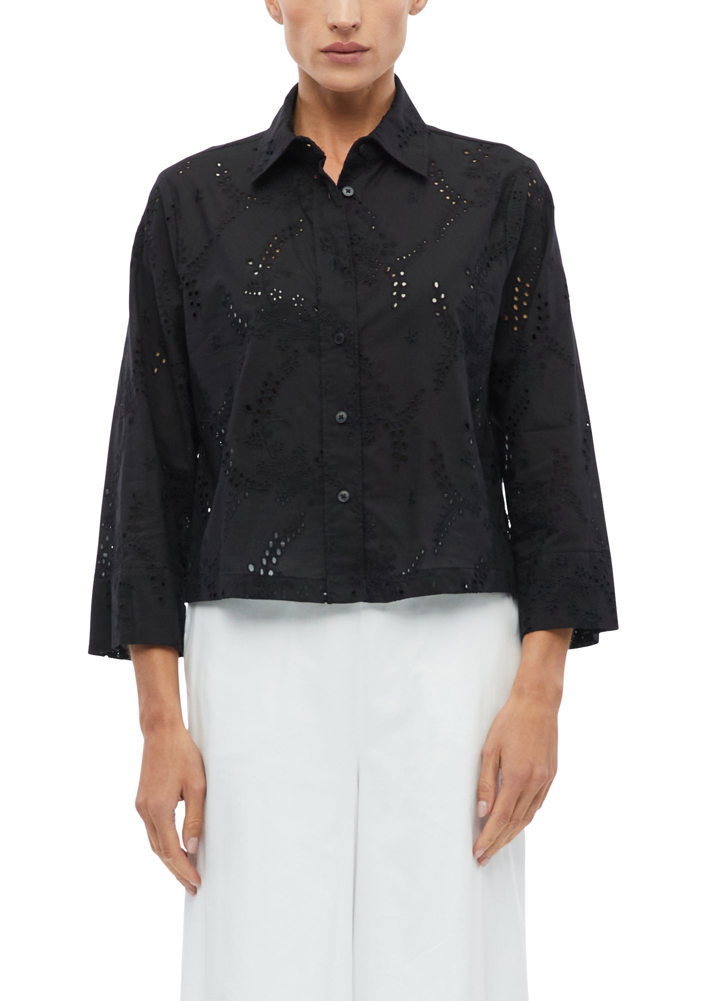 s.Oliver BLACK LABEL Blusen schwarz