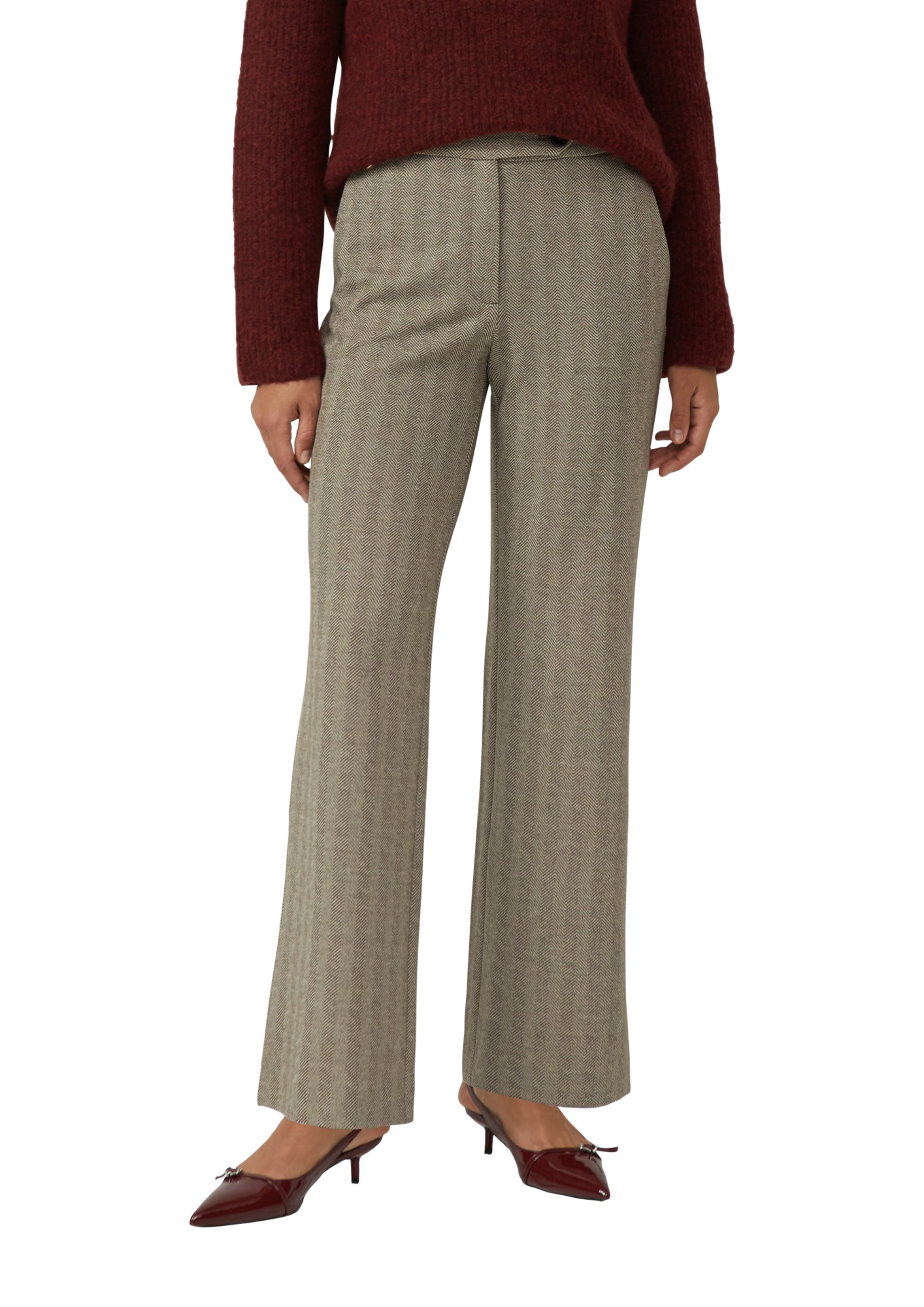 s.Oliver BLACK LABEL Businesshosen beige