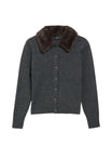 s.Oliver BLACK LABEL Strickjacken grau
