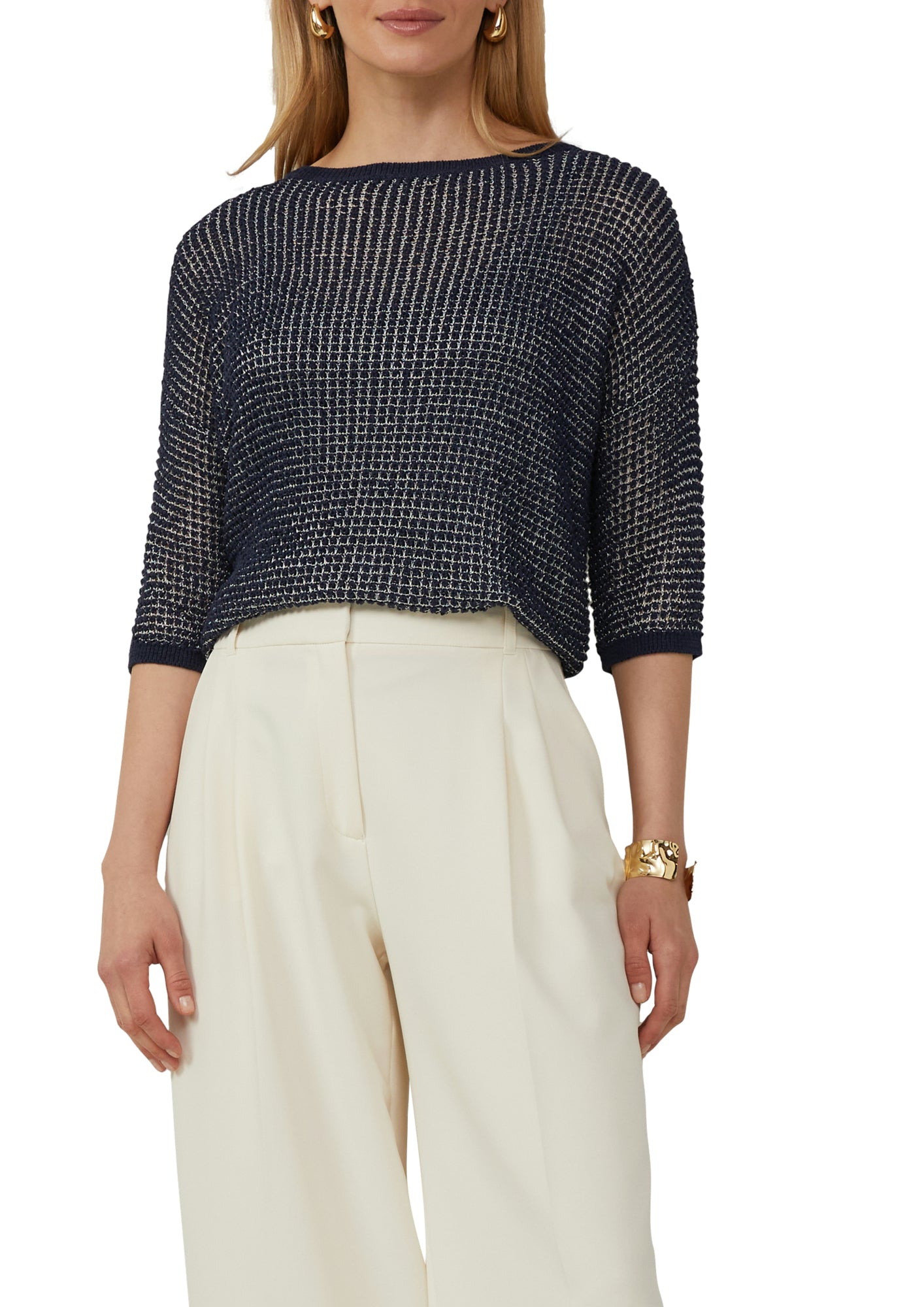 s.Oliver BLACK LABEL Pullover dunkelblau