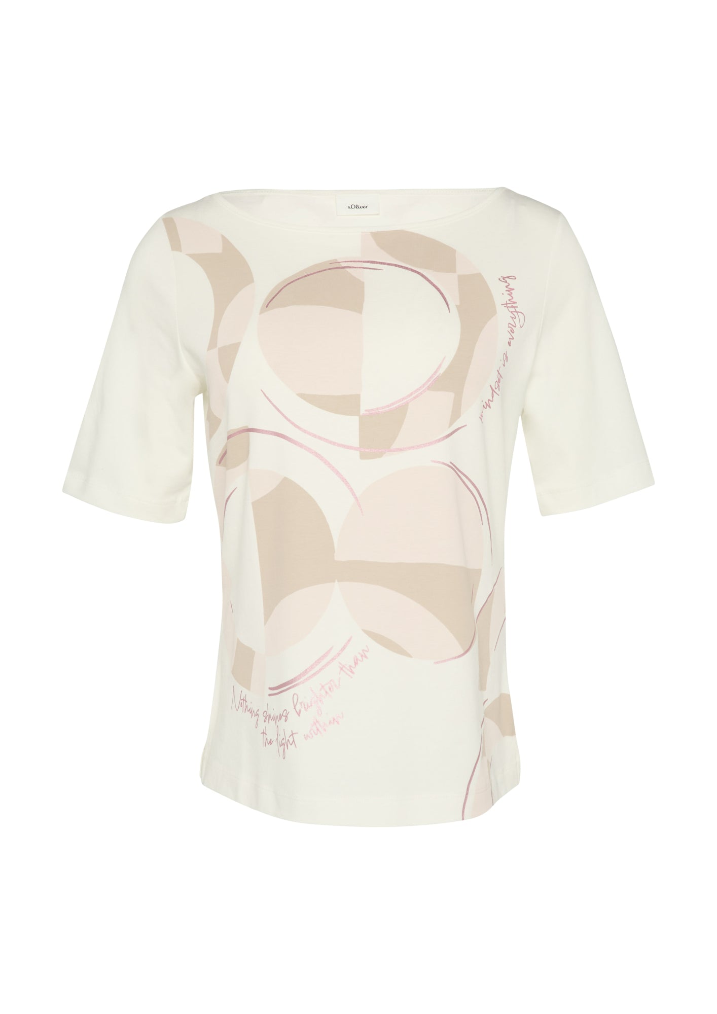 s.Oliver BLACK LABEL T-Shirts creme
