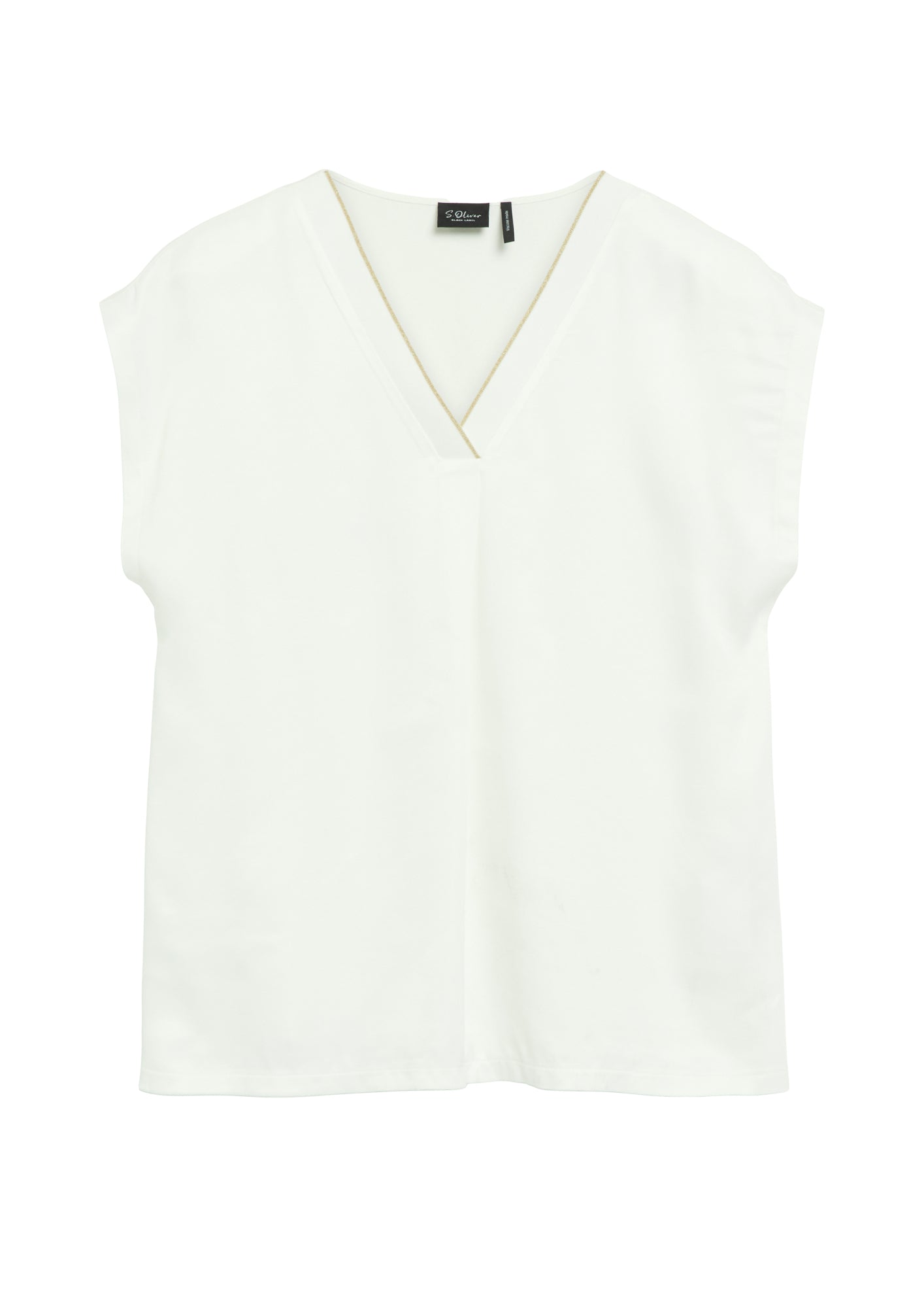 s.Oliver BLACK LABEL T-Shirts weiß