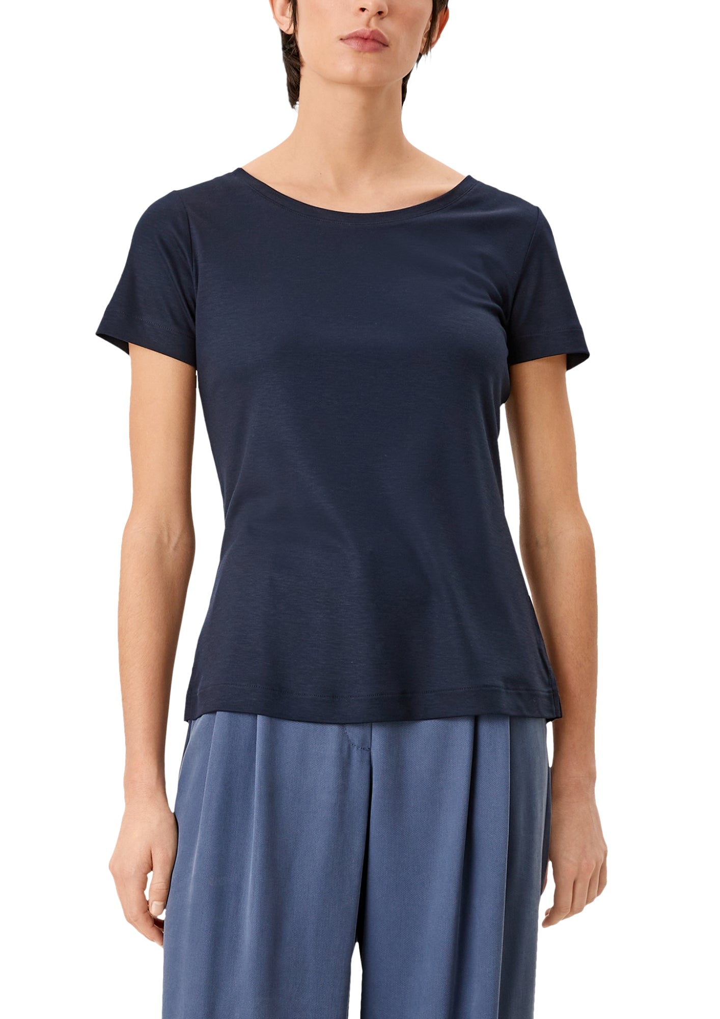 s.Oliver BLACK LABEL T-Shirts dunkelblau