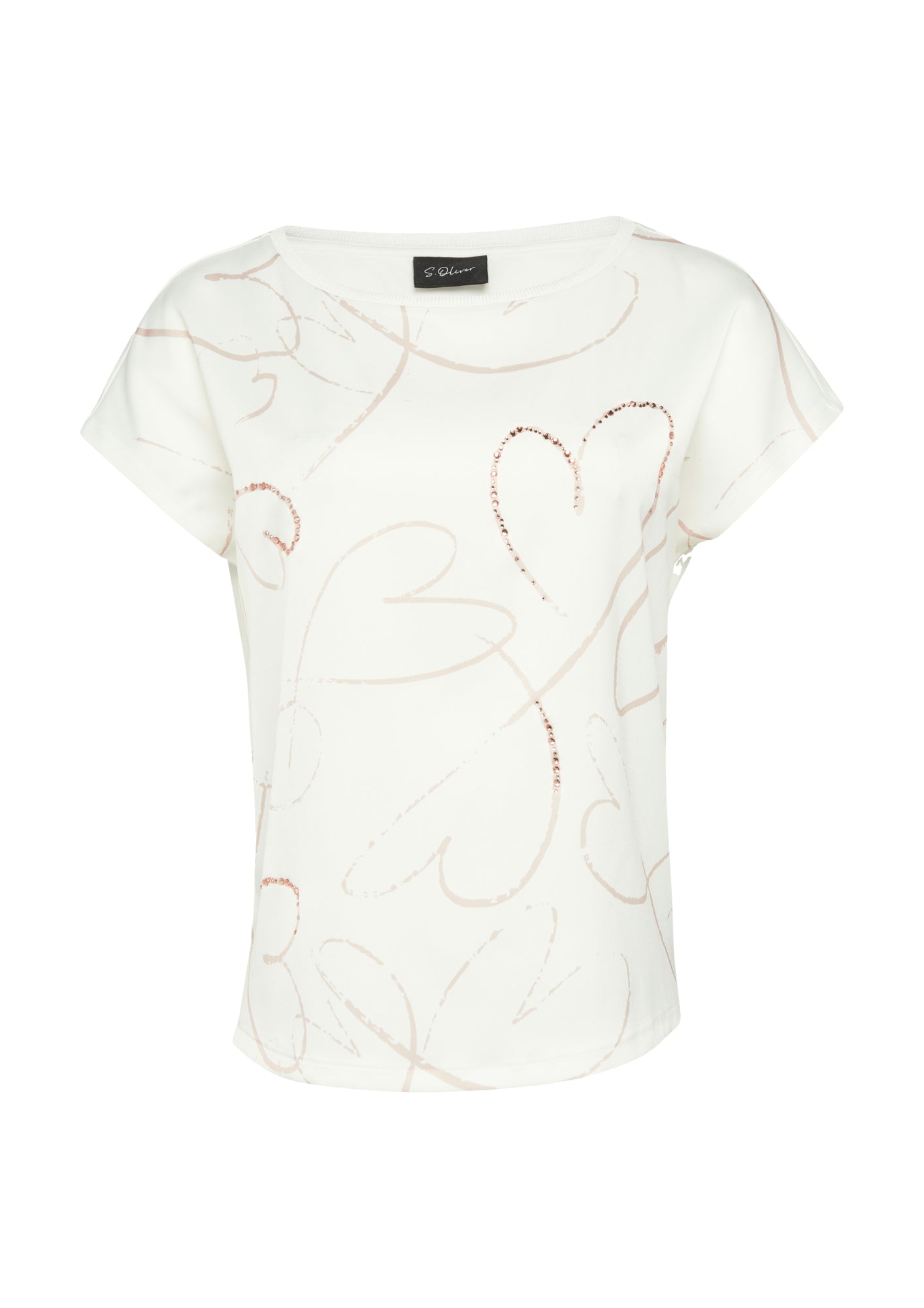 s.Oliver BLACK LABEL T-Shirts weiß